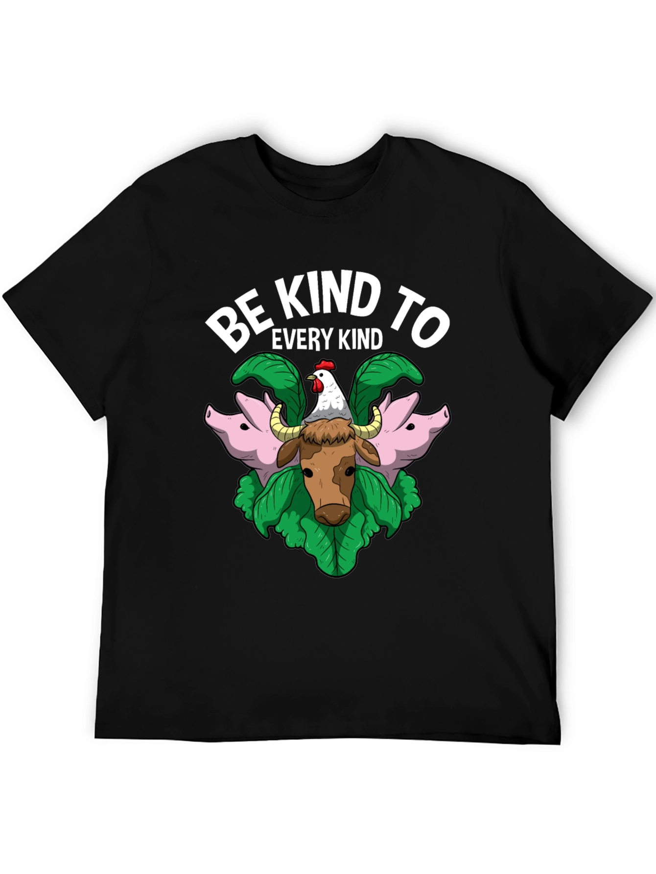 Be Kind to Every Kind Animal Graphic T-Shirt