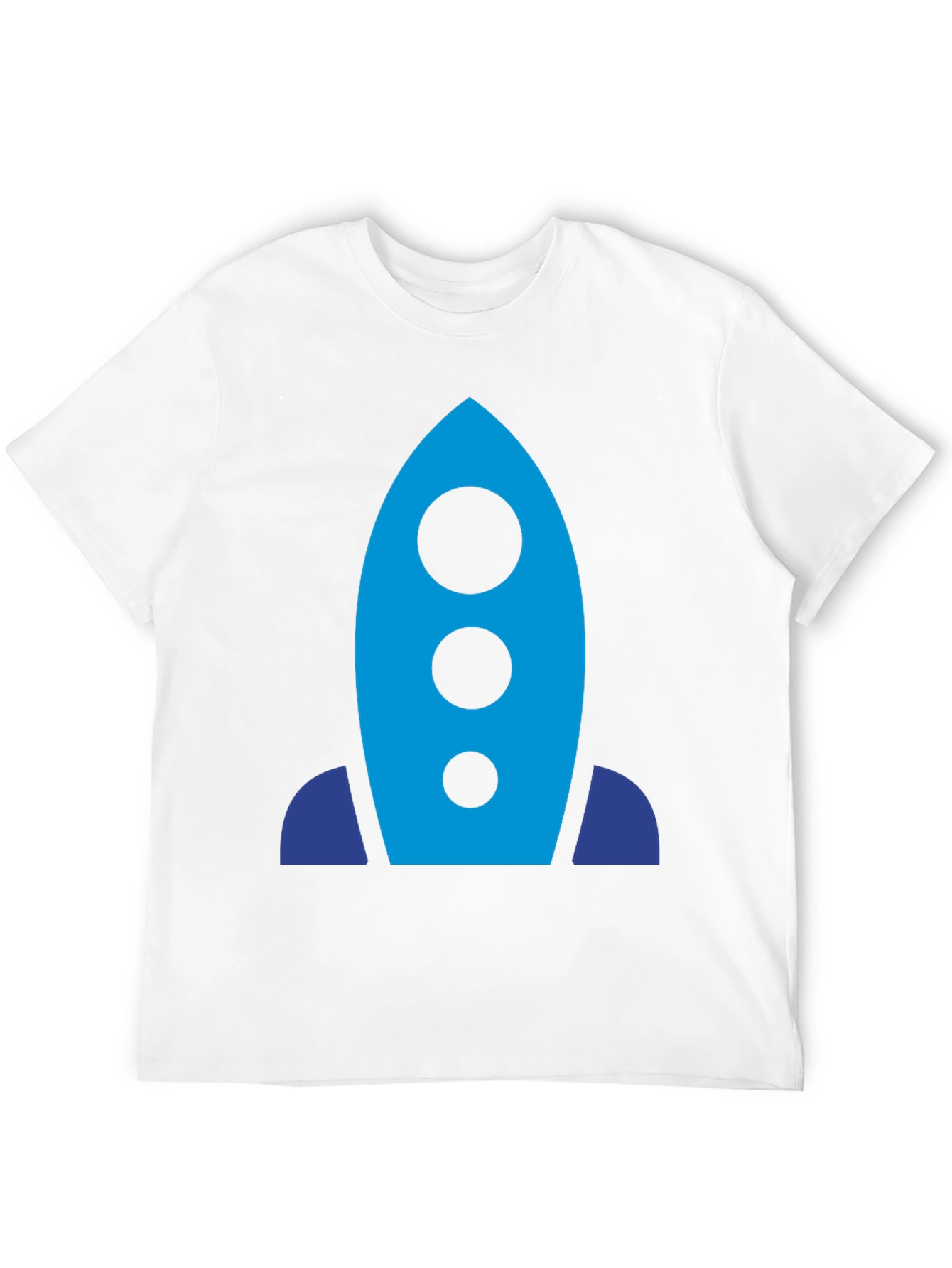Rocket Graphic T-Shirt - Black Modern Design