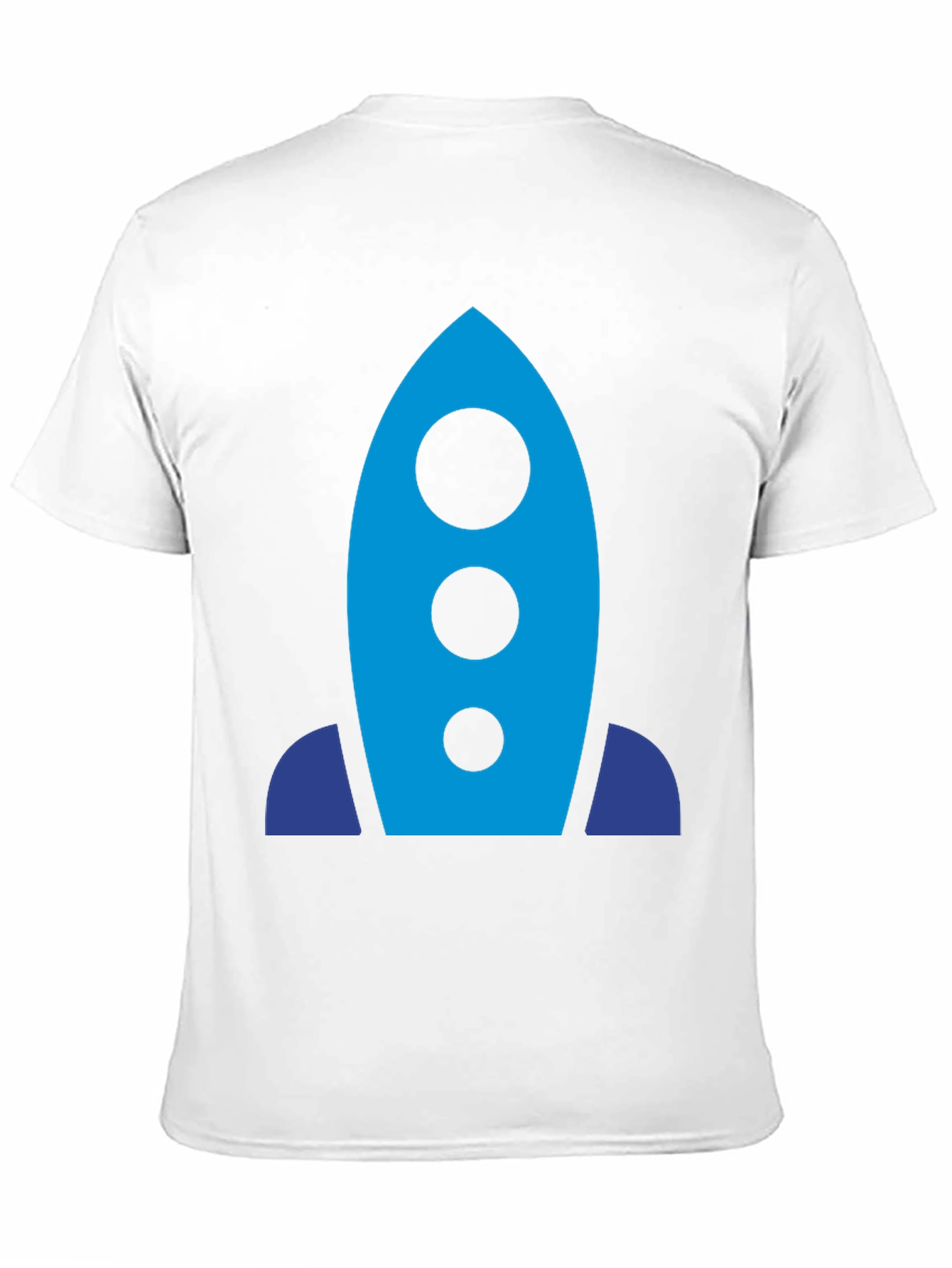 Rocket Graphic T-Shirt - Black Modern Design