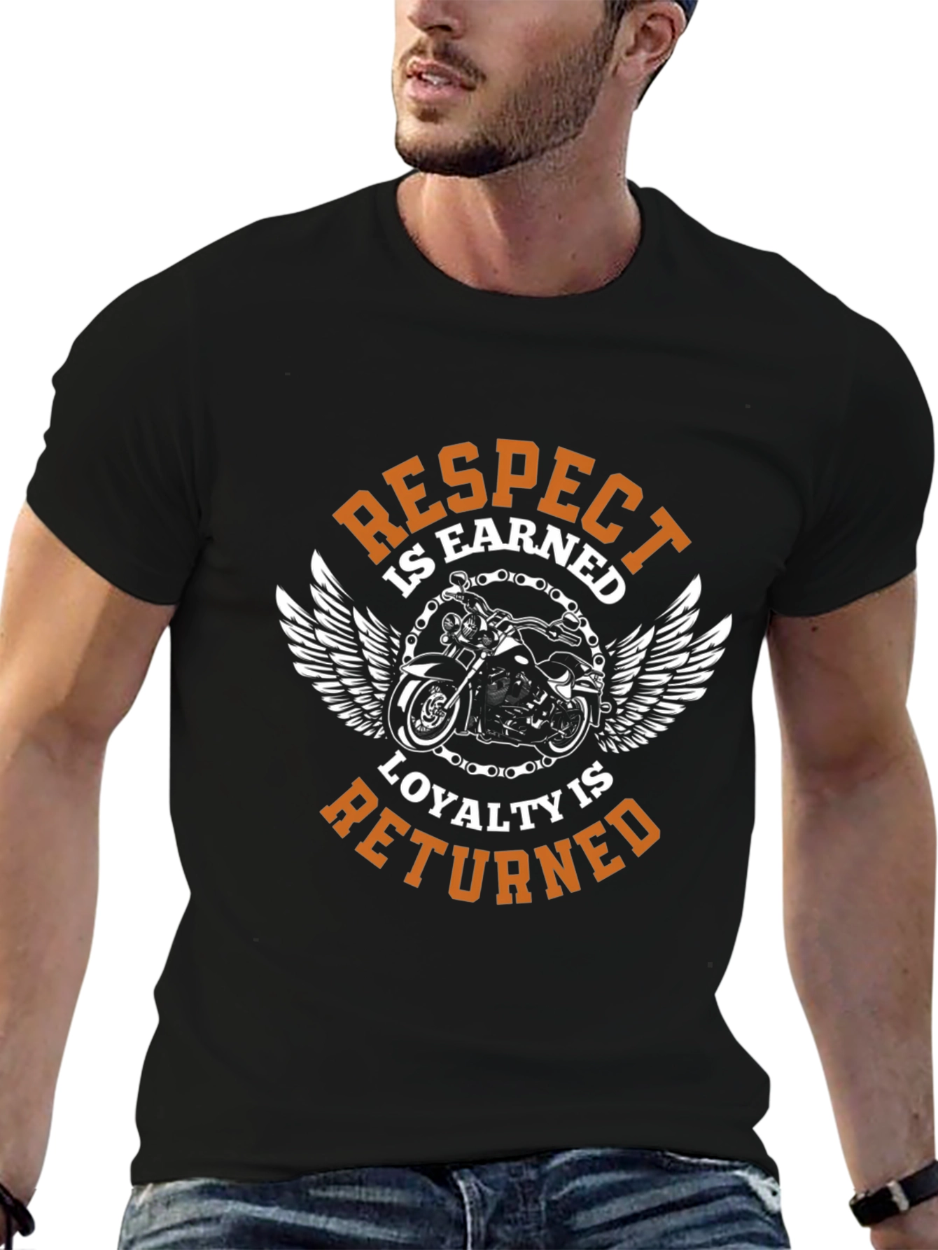 Respect is Earned Biker T-Shirt
