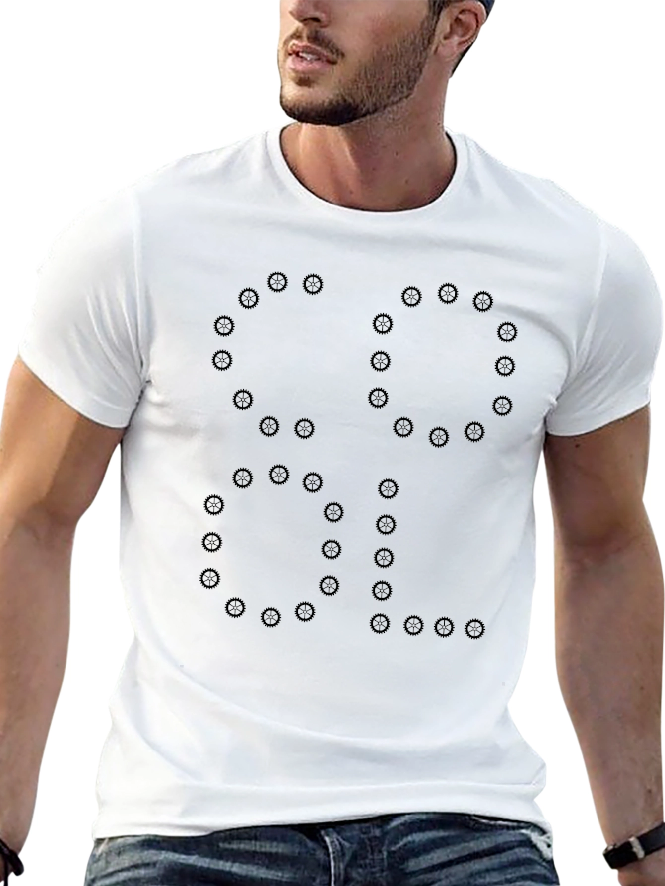 Cool Gears Graphic Tee - Black