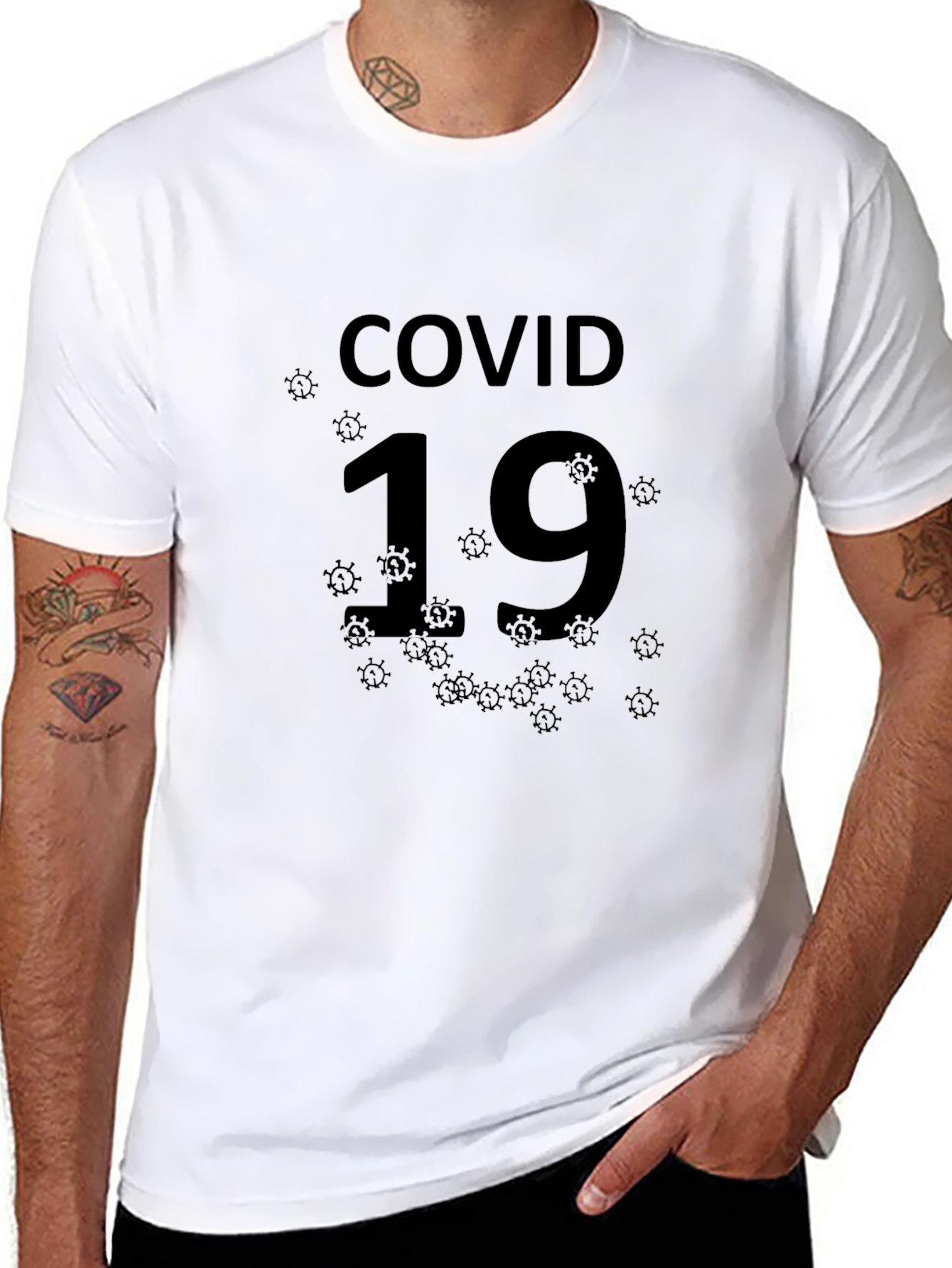 COVID-19 Graphic Tee - Novelty Pandemic Shirt