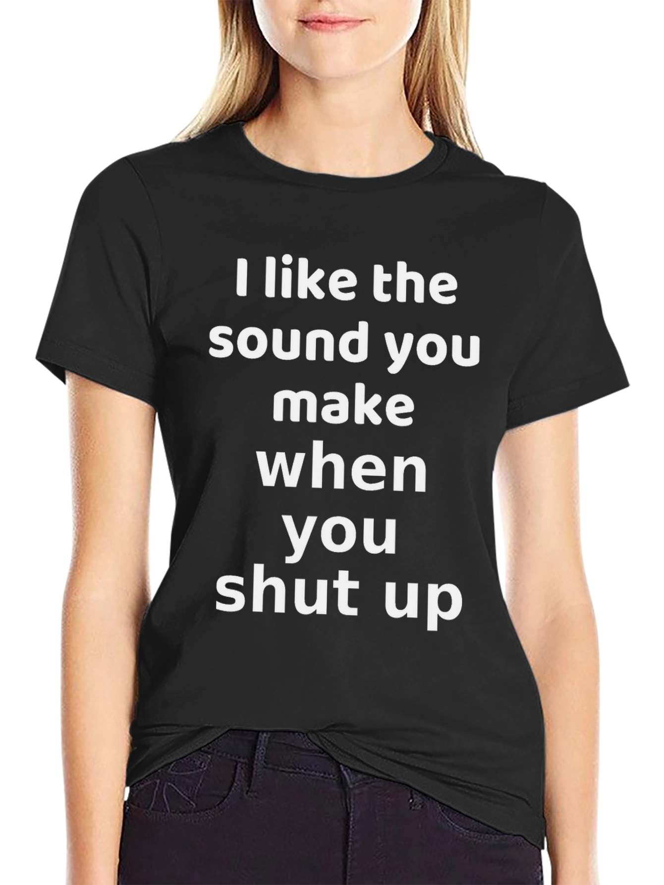 Funny Sarcastic Graphic T-Shirt - Shut Up