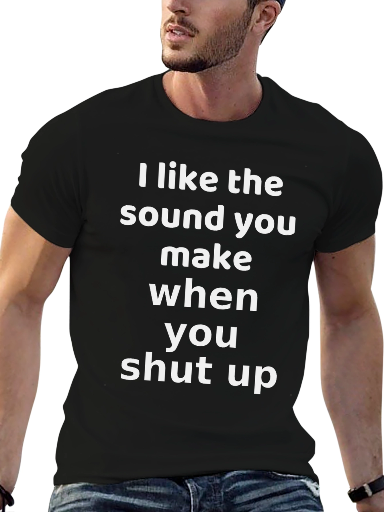 Funny Sarcastic Graphic T-Shirt - Shut Up
