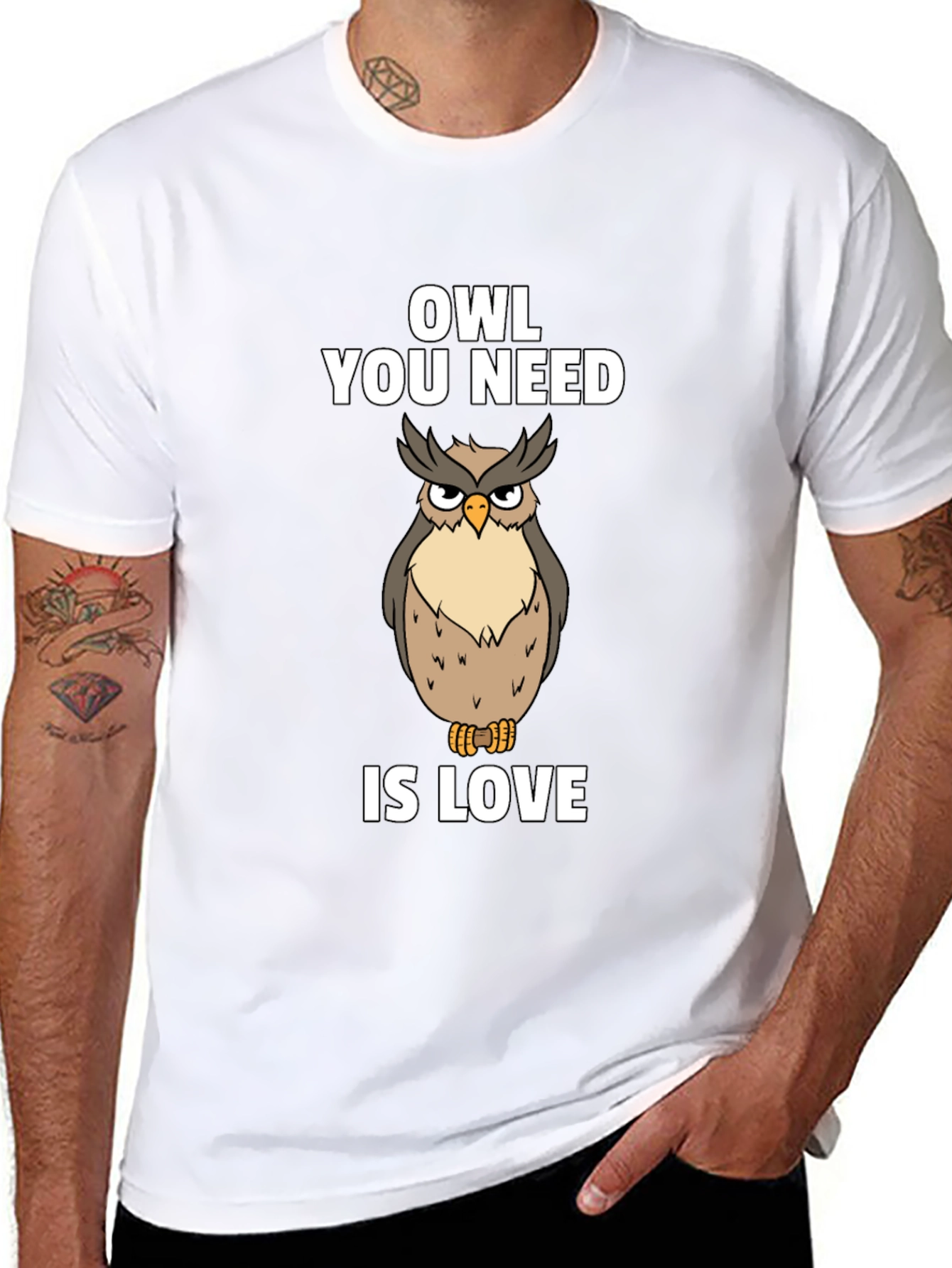 Owl You Need Is Love T-Shirt Funny Bird Tee