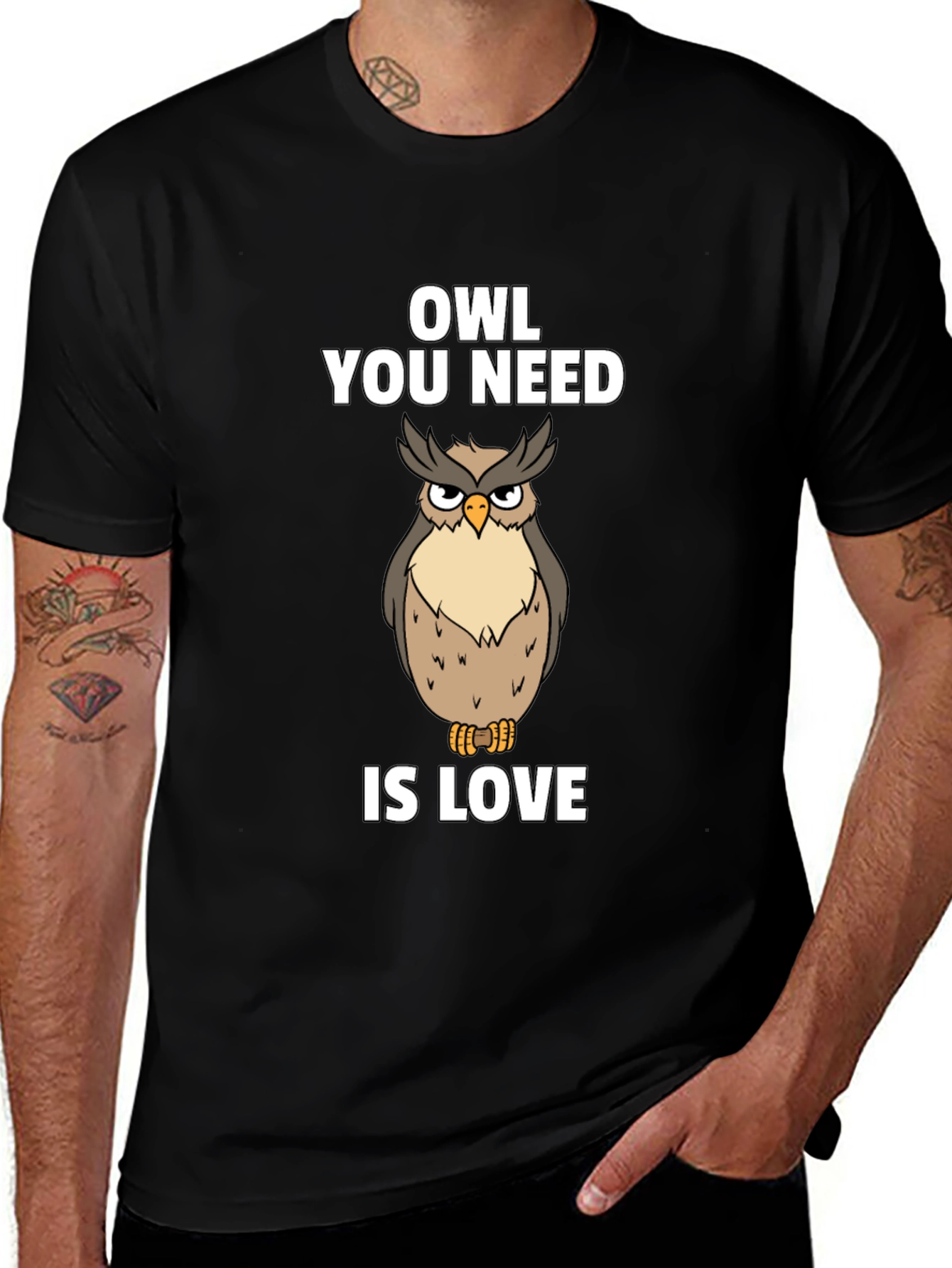 Owl You Need Is Love T-Shirt Funny Bird Tee