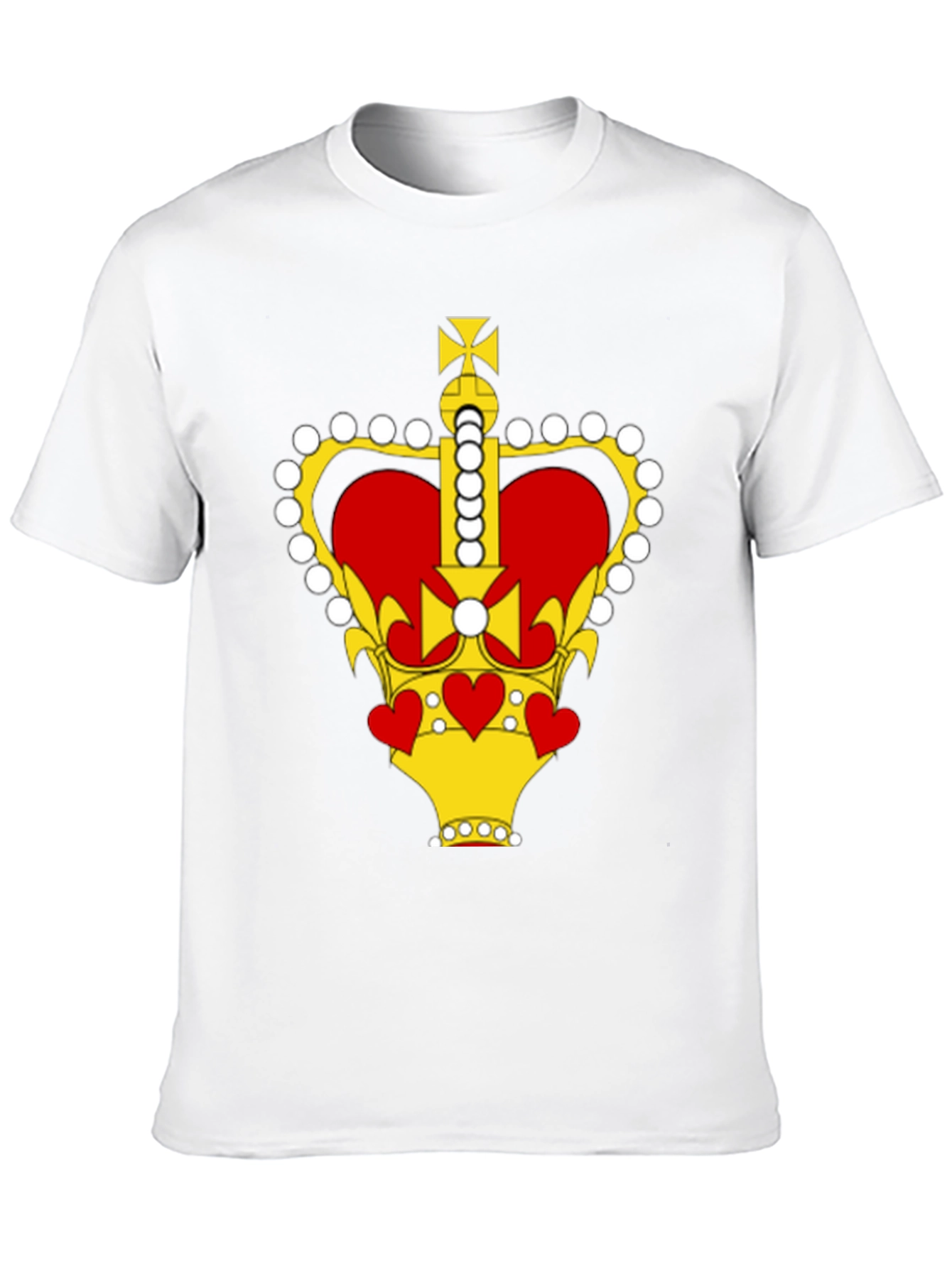 Royal Crown Graphic Tee - Stylish Black T-Shirt