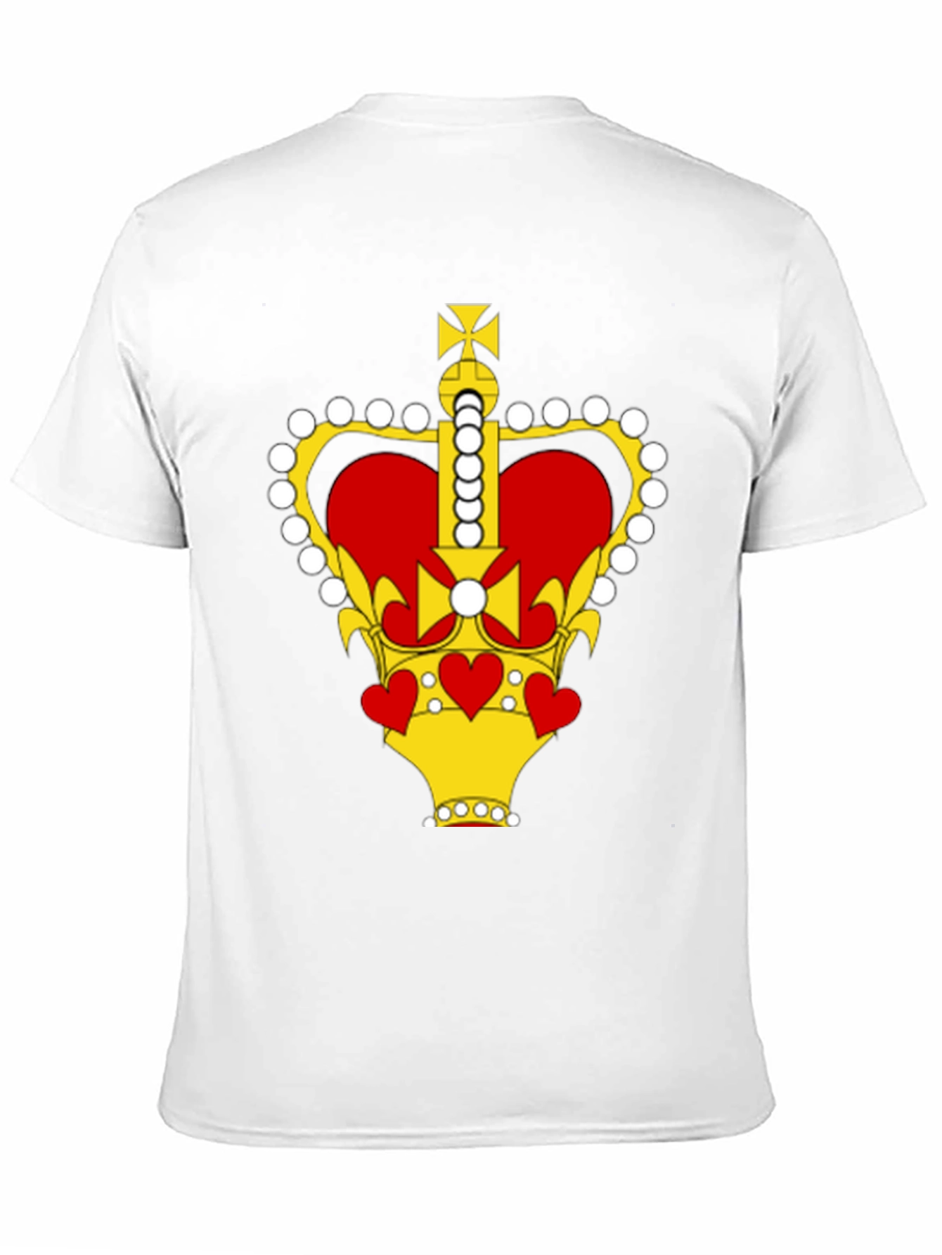 Royal Crown Graphic Tee - Stylish Black T-Shirt