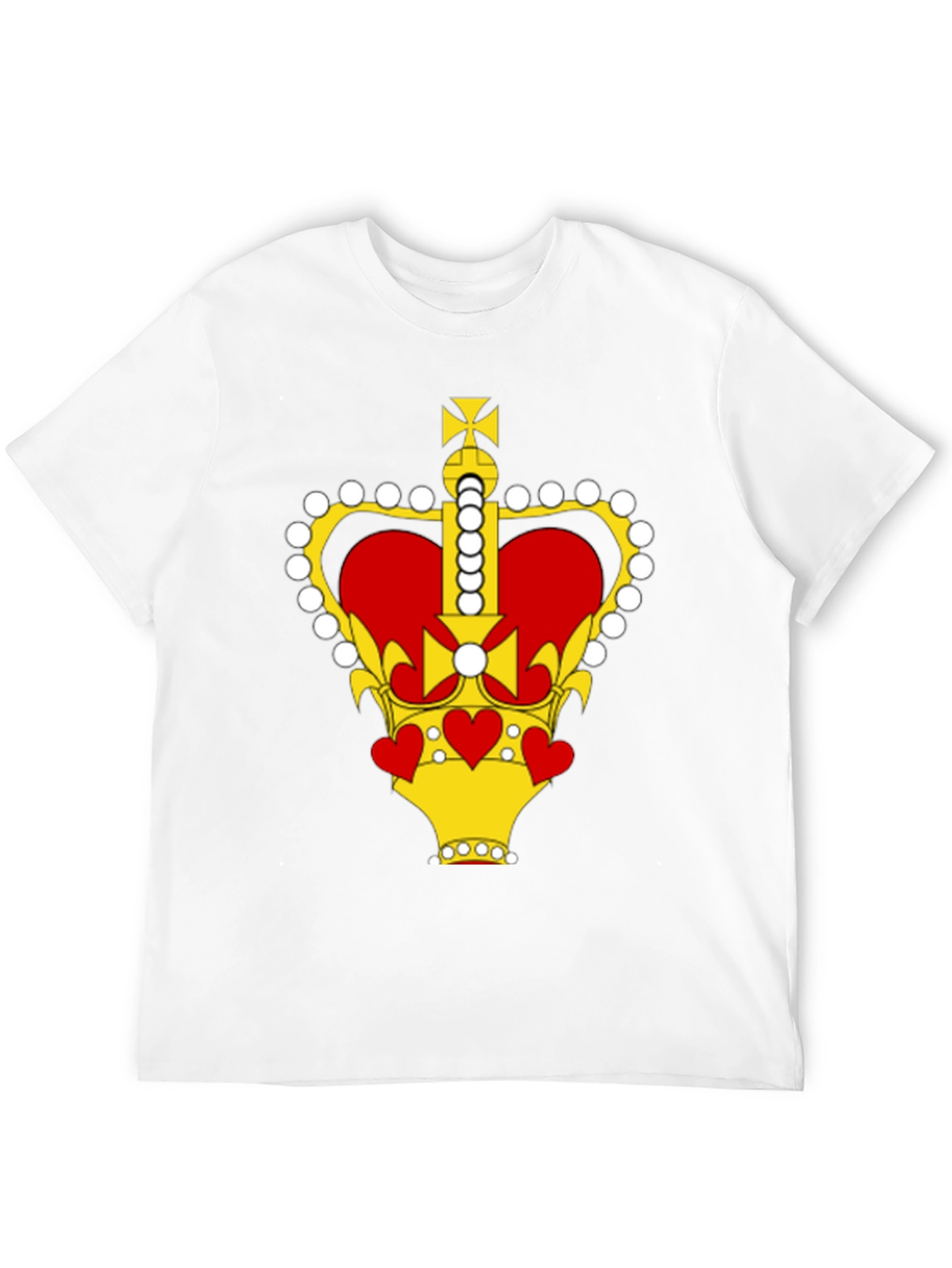 Royal Crown Graphic Tee - Stylish Black T-Shirt