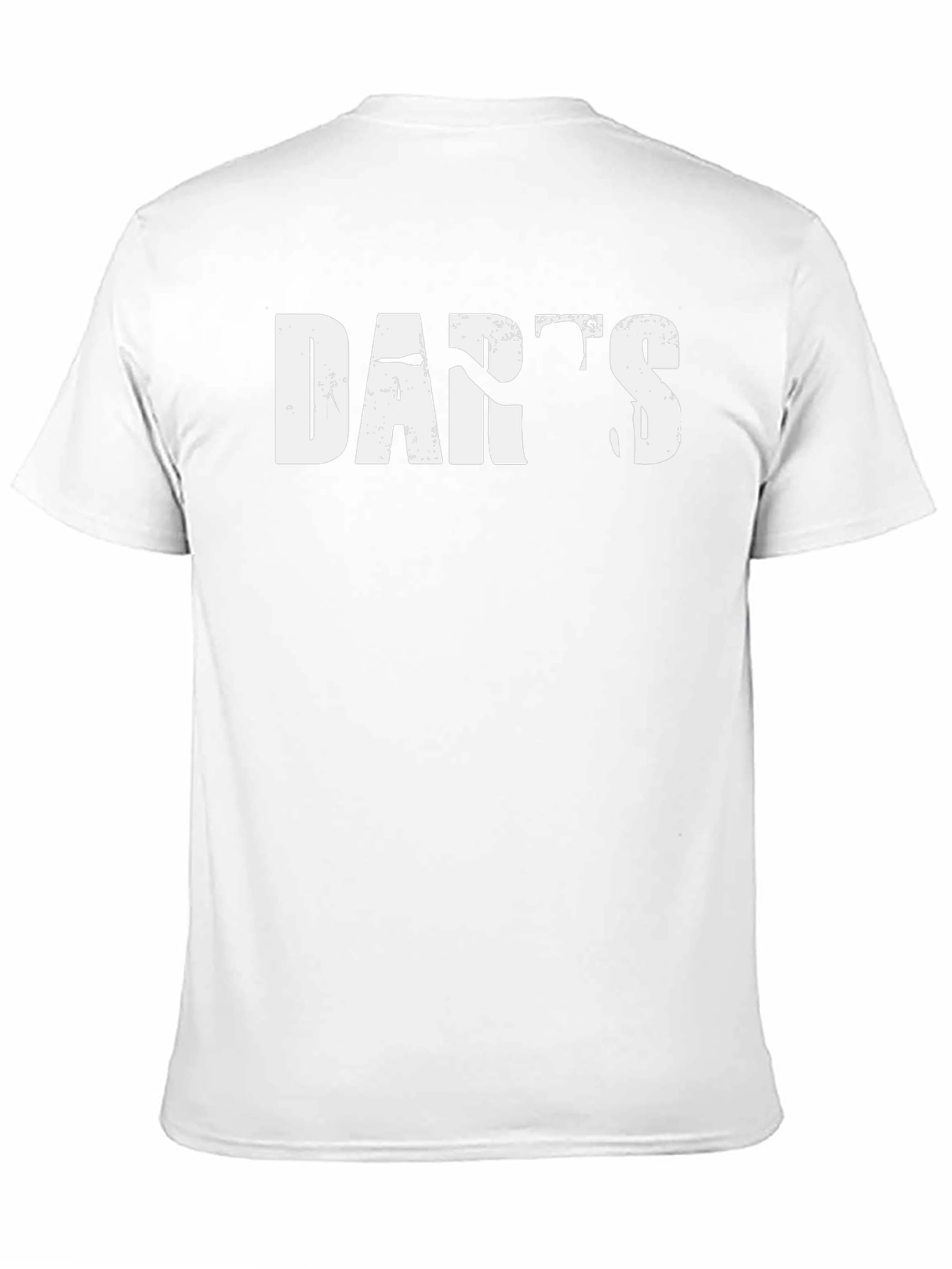 Darts Thrower Graphic T-Shirt - Casual Black Tee