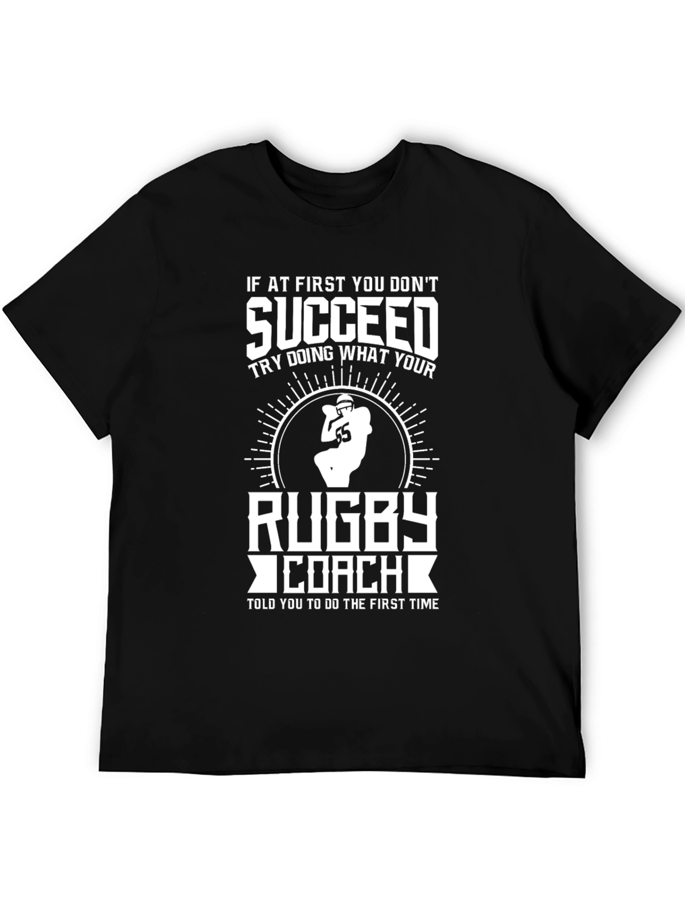 Rugby Coach T-Shirt - Funny Sports Tee
