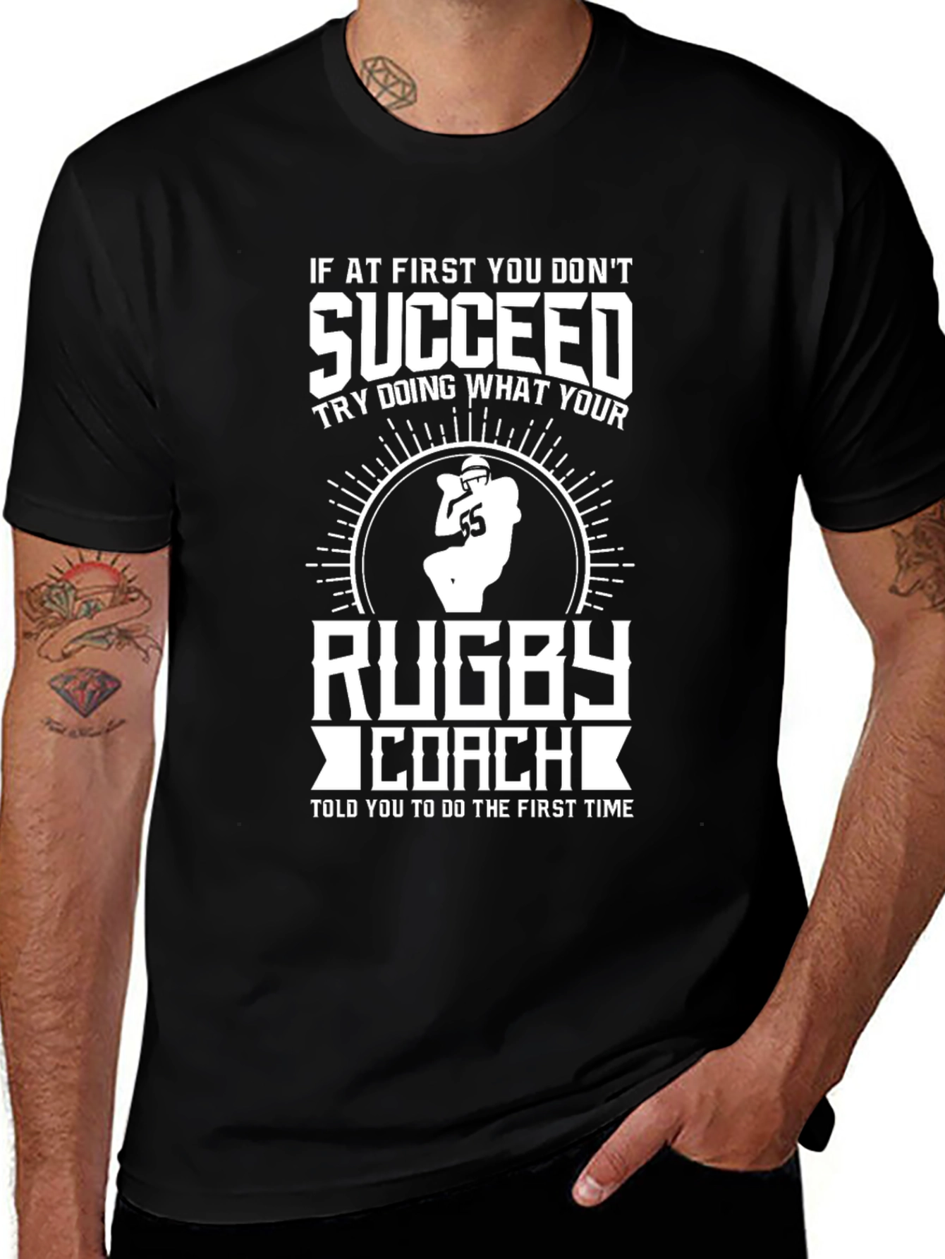 Rugby Coach T-Shirt - Funny Sports Tee