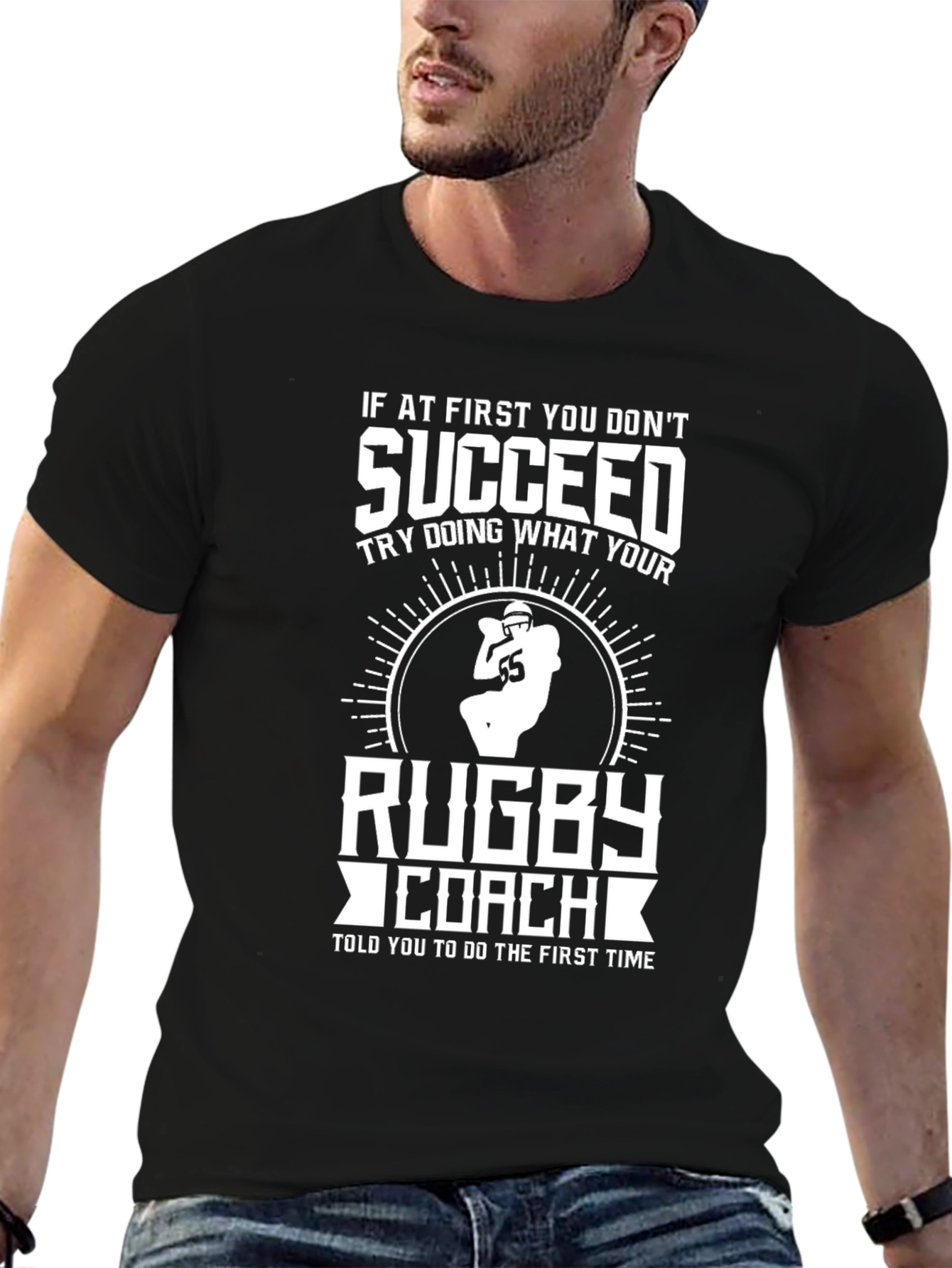 Rugby Coach T-Shirt - Funny Sports Tee