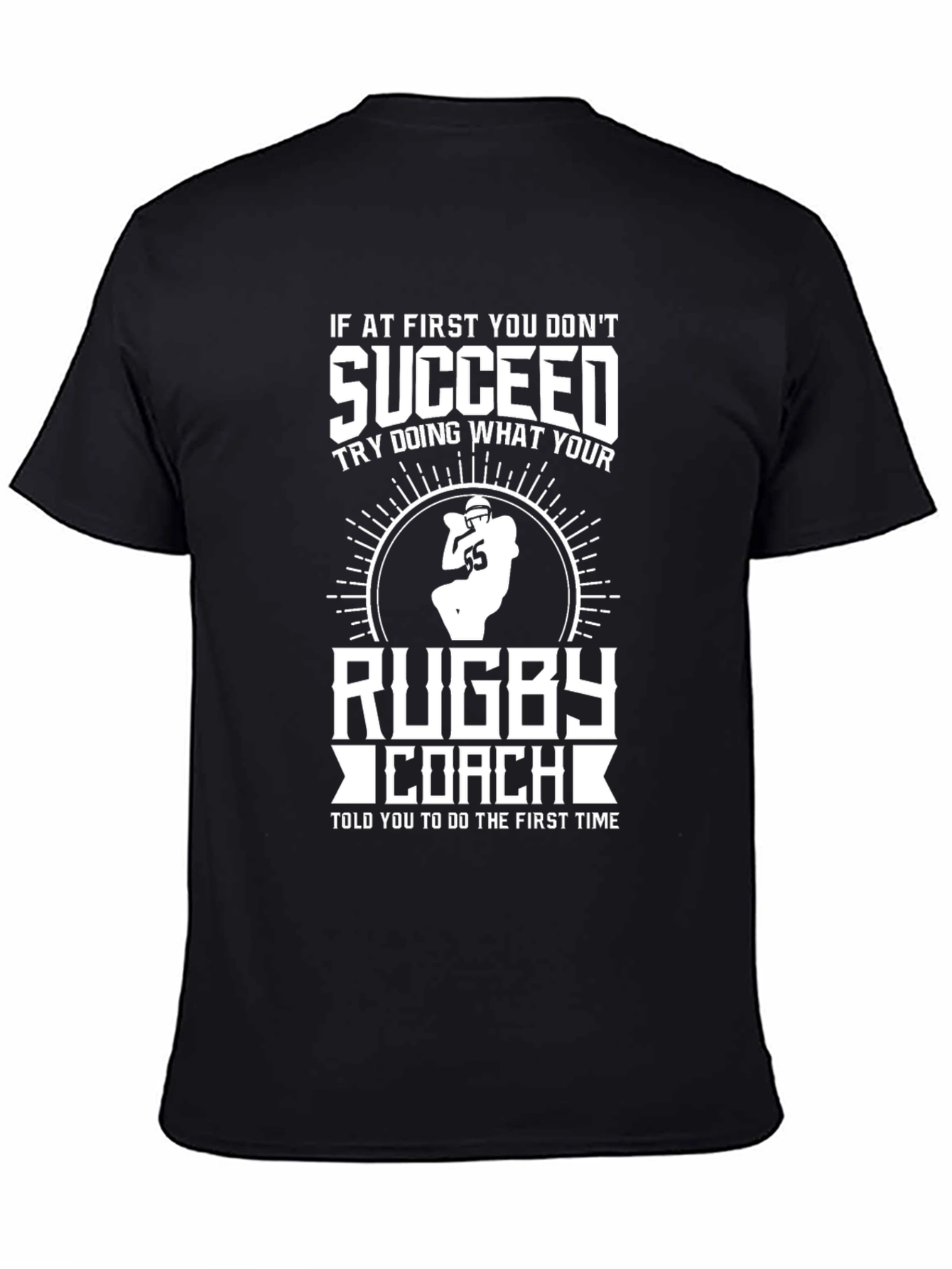 Rugby Coach T-Shirt - Funny Sports Tee