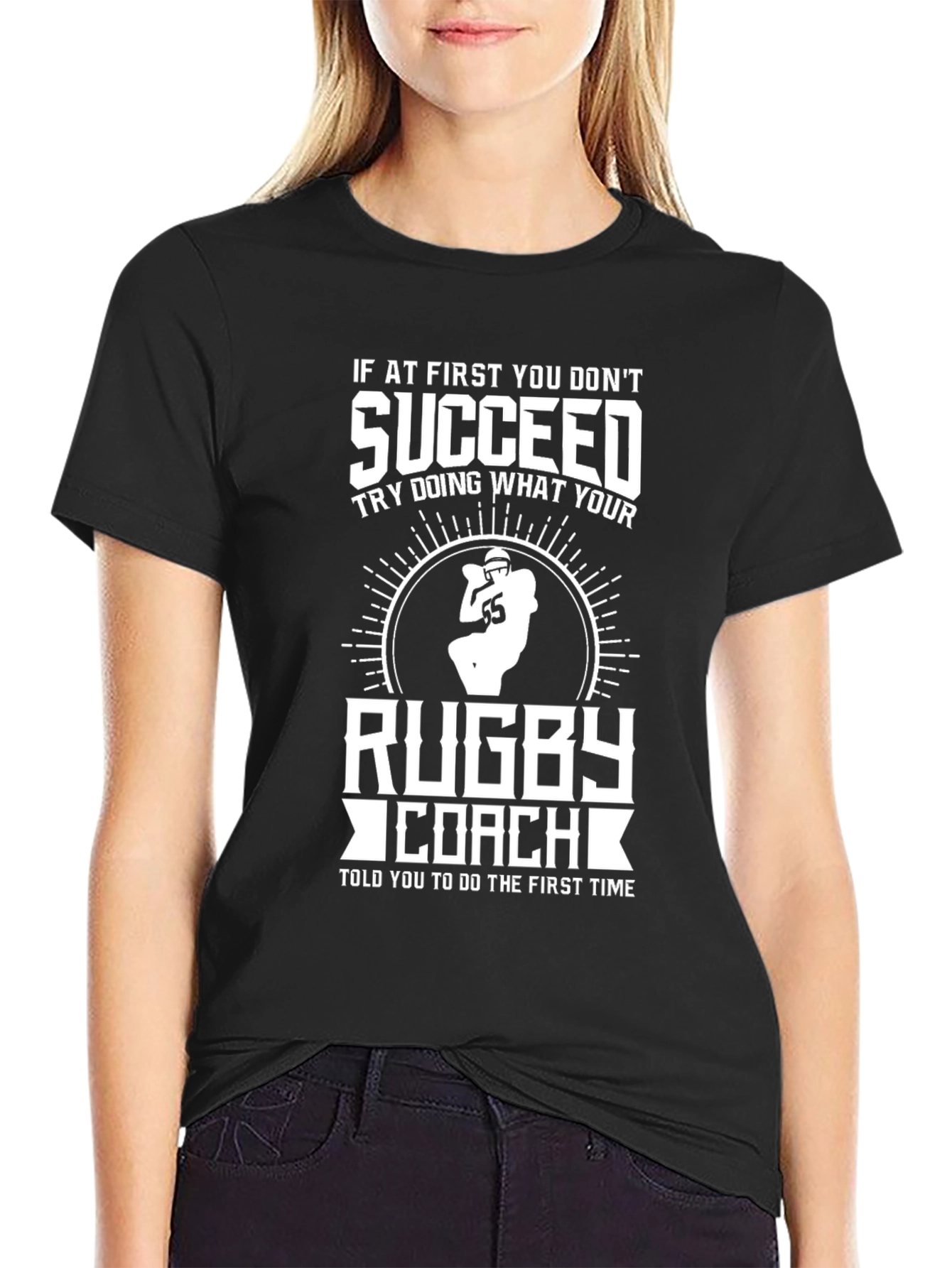 Rugby Coach T-Shirt - Funny Sports Tee