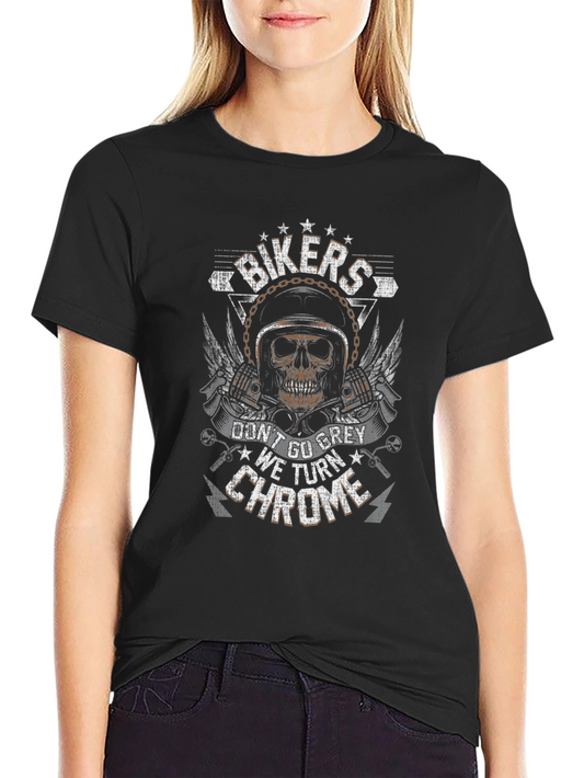 Bikers Dont Go Grey T-Shirt