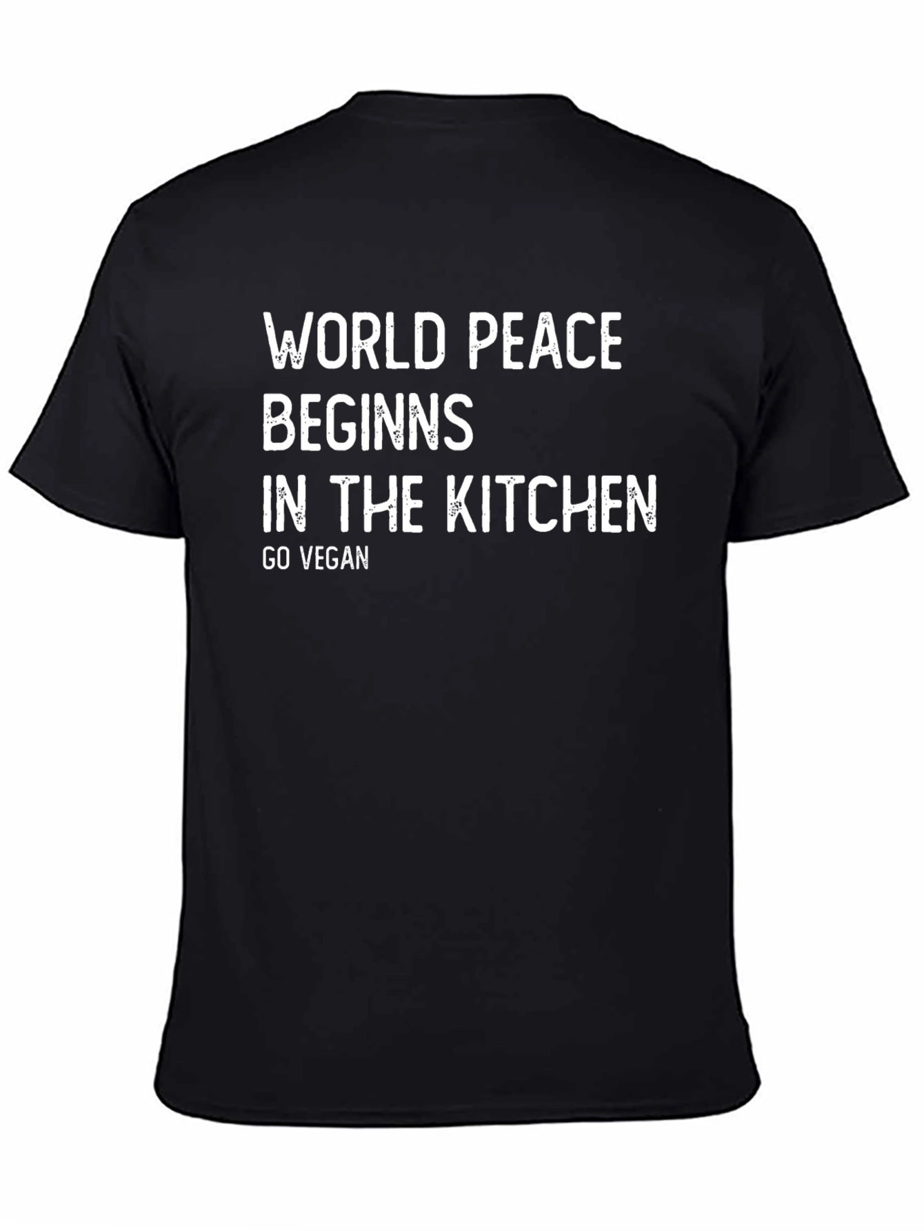 Vegan World Peace T-Shirt - Kitchen Begins