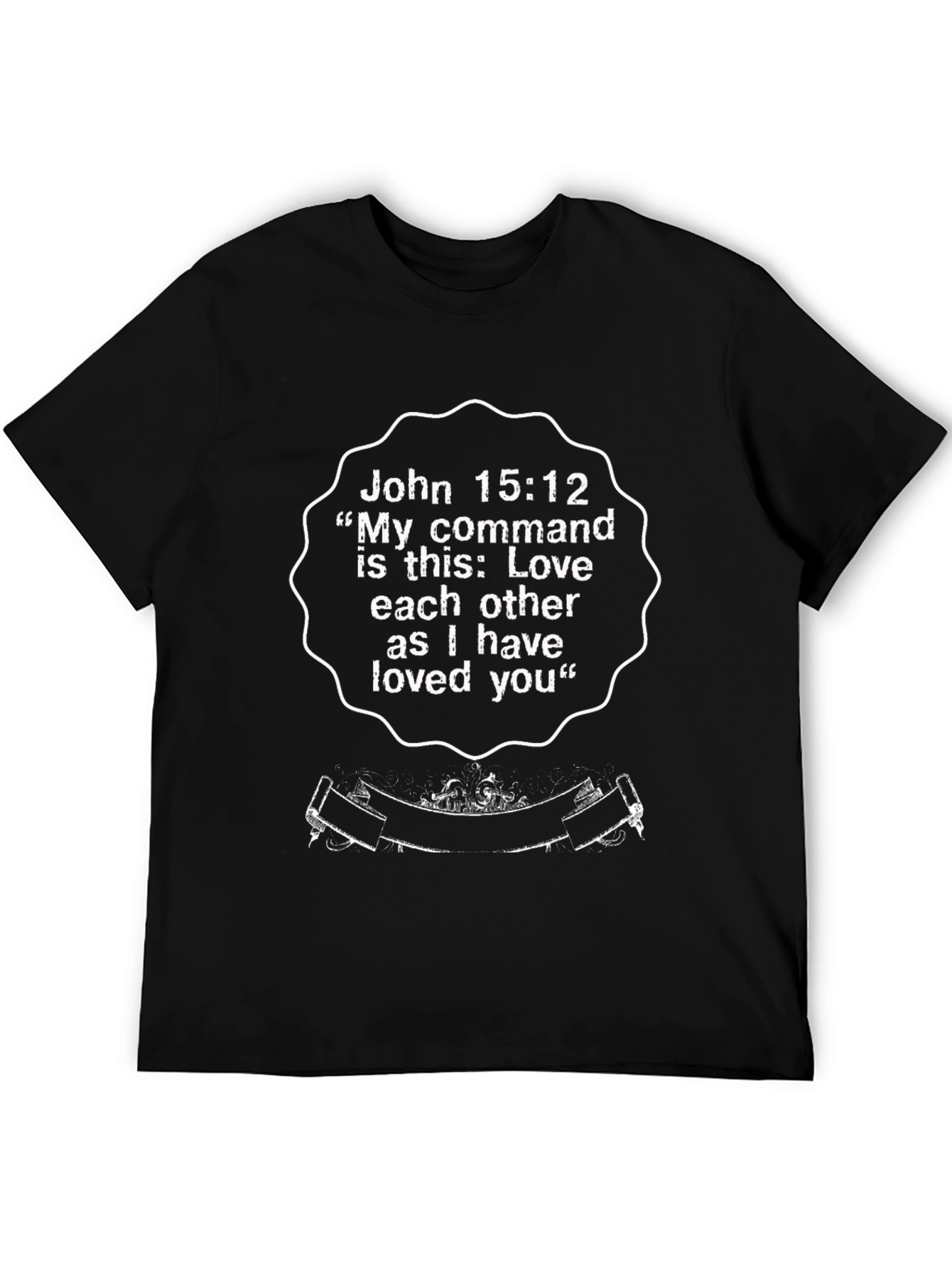 John 15:12 Graphic T-Shirt - Love One Another