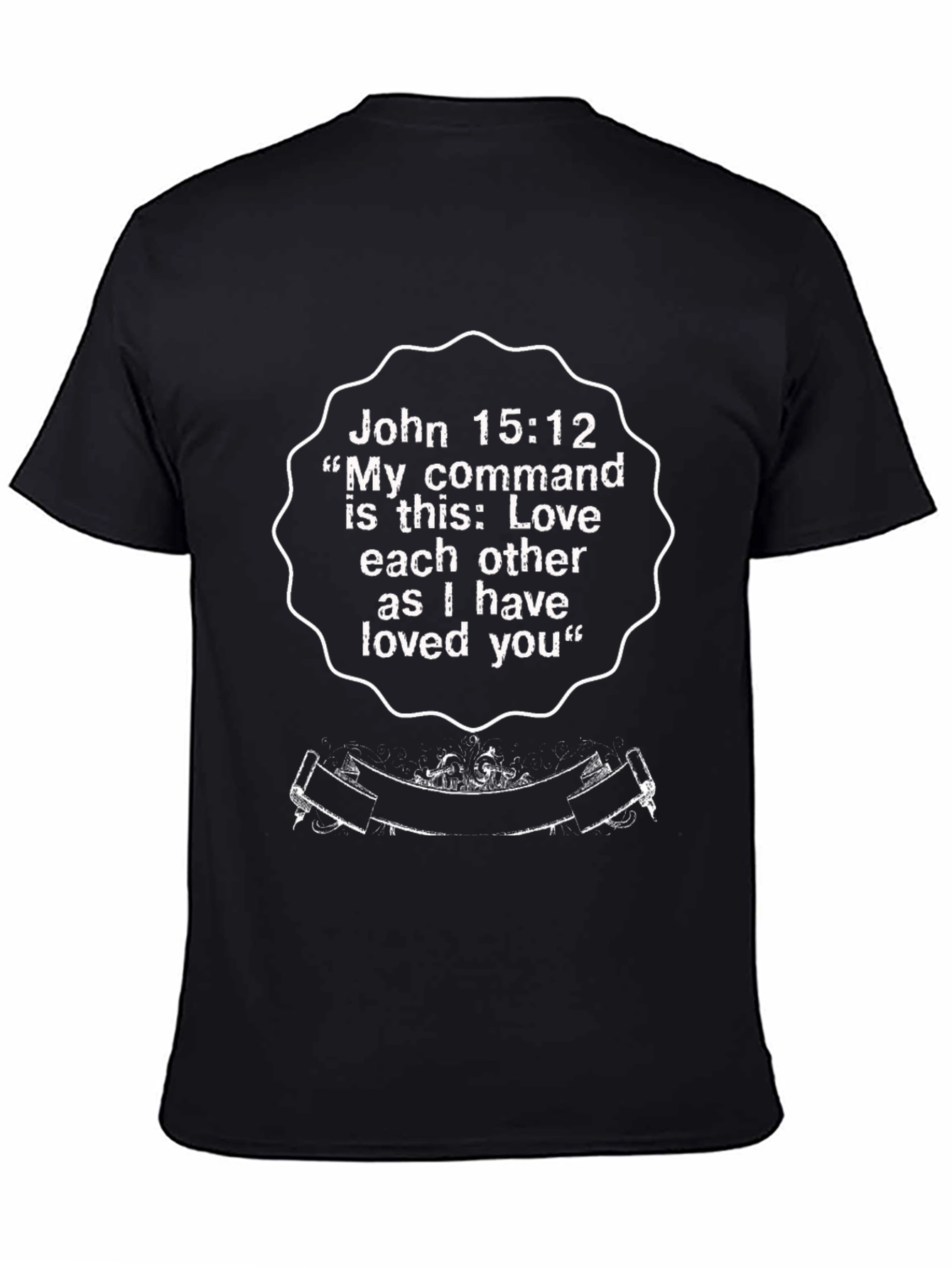 John 15:12 Graphic T-Shirt - Love One Another