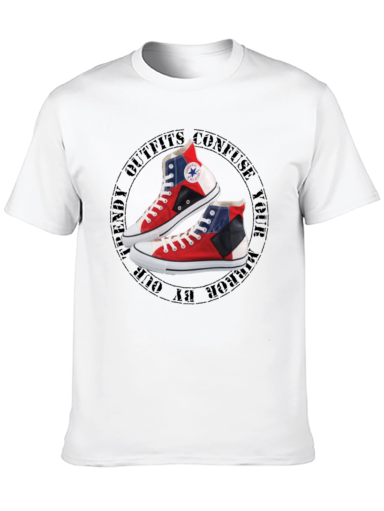 Trendy Outfit Confuse Mens T-Shirt