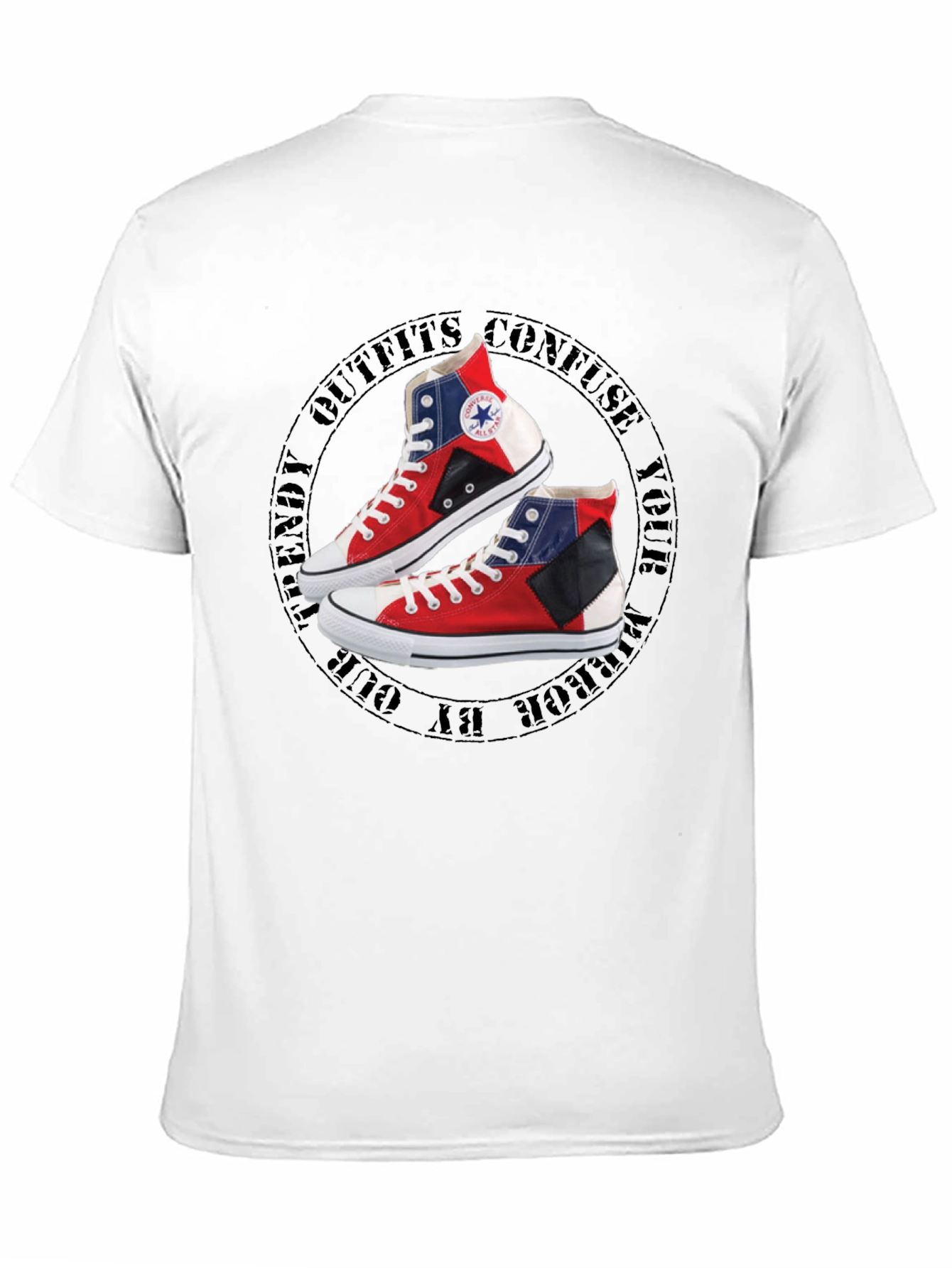 Trendy Outfit Confuse Mens T-Shirt
