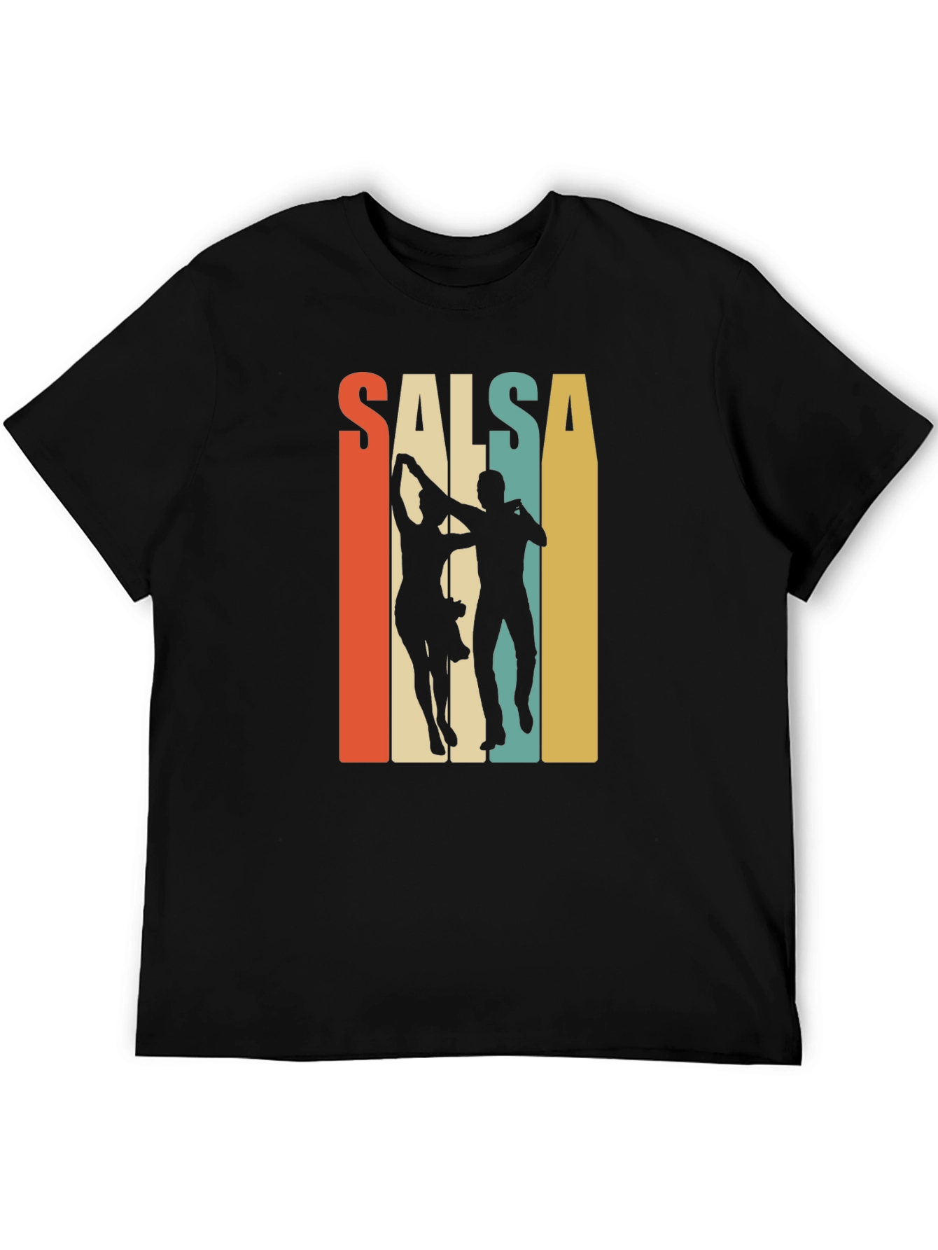 Salsa Dance Retro Graphic T-Shirt