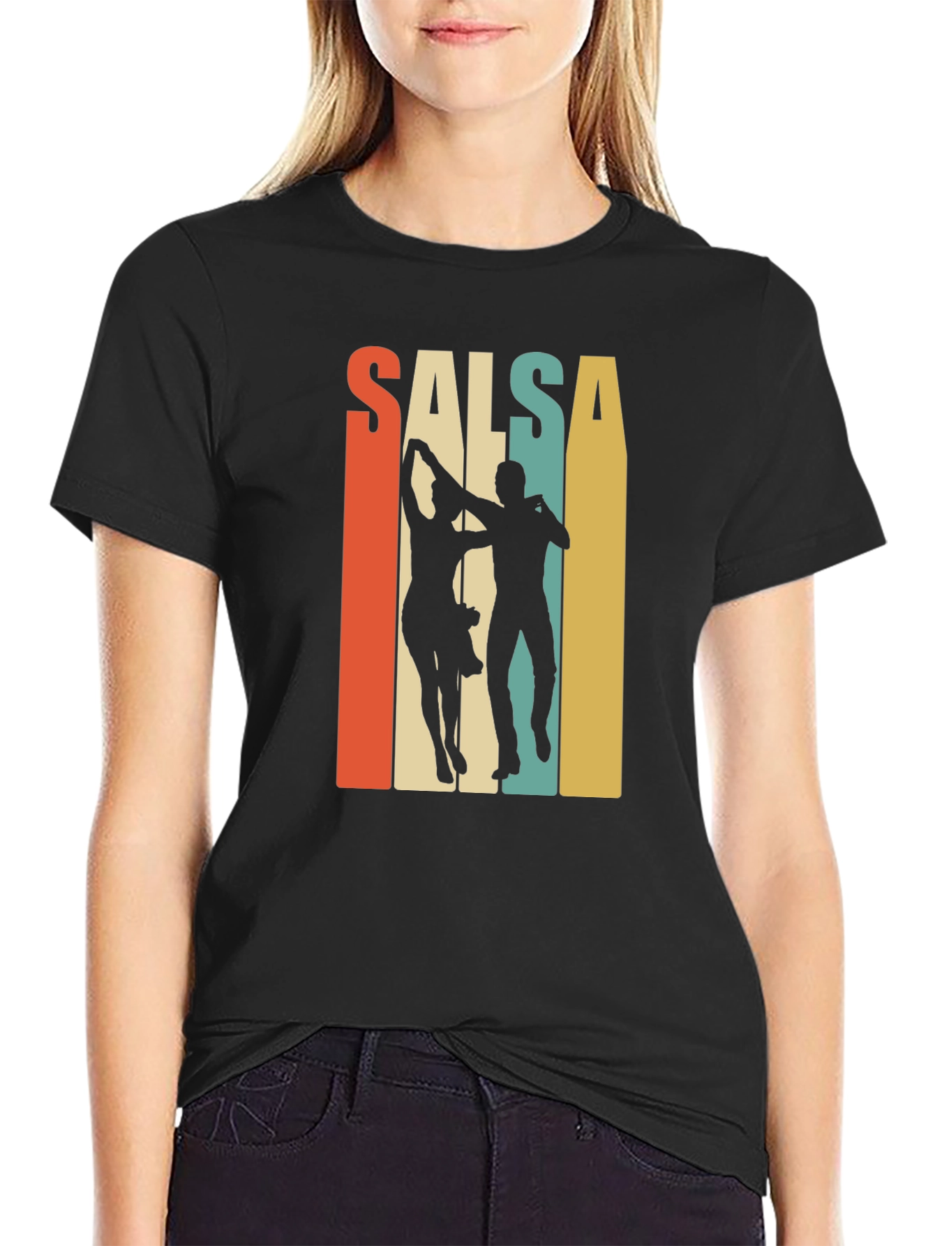 Salsa Dance Retro Graphic T-Shirt
