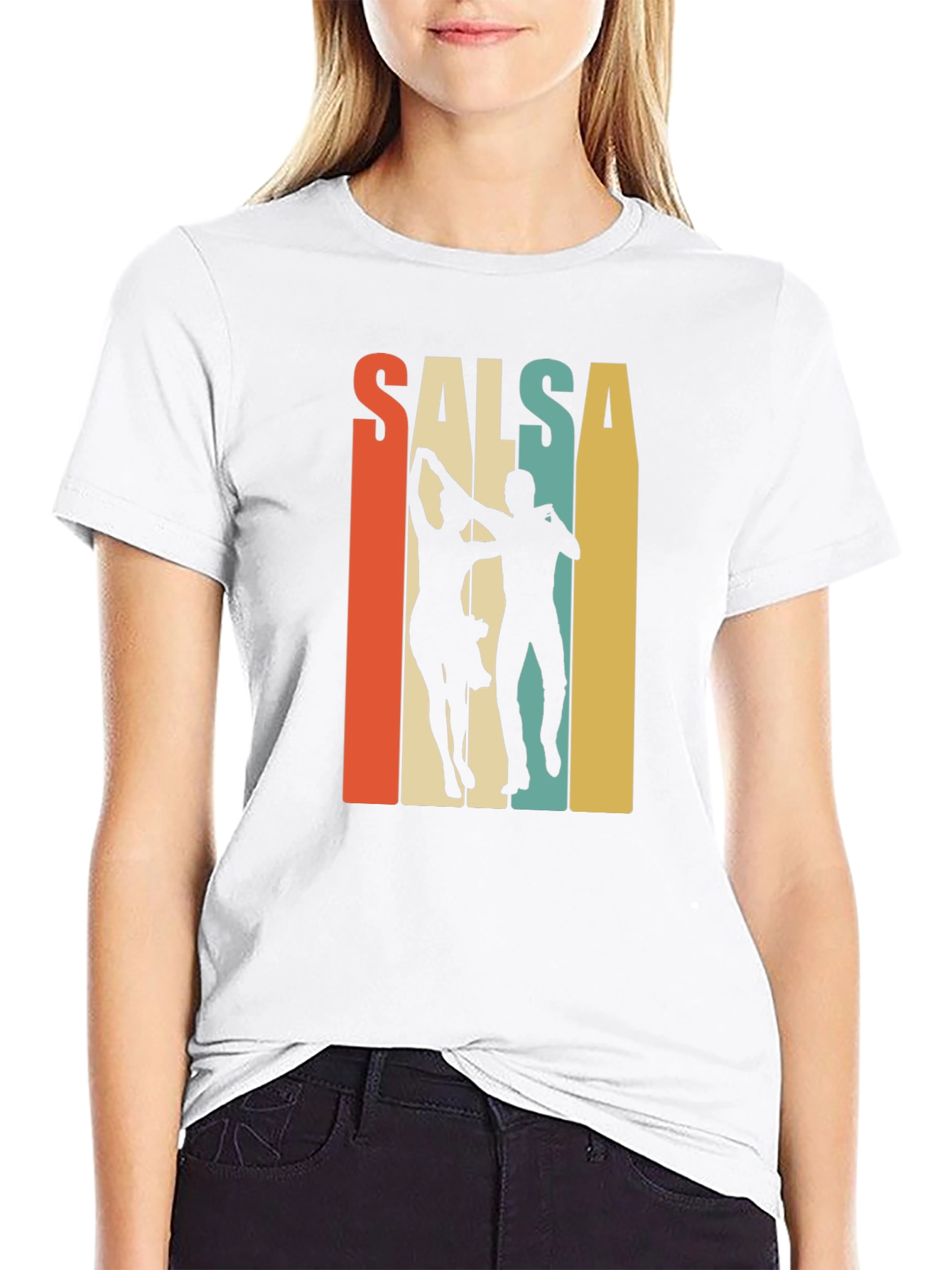 Salsa Dance Retro Graphic T-Shirt