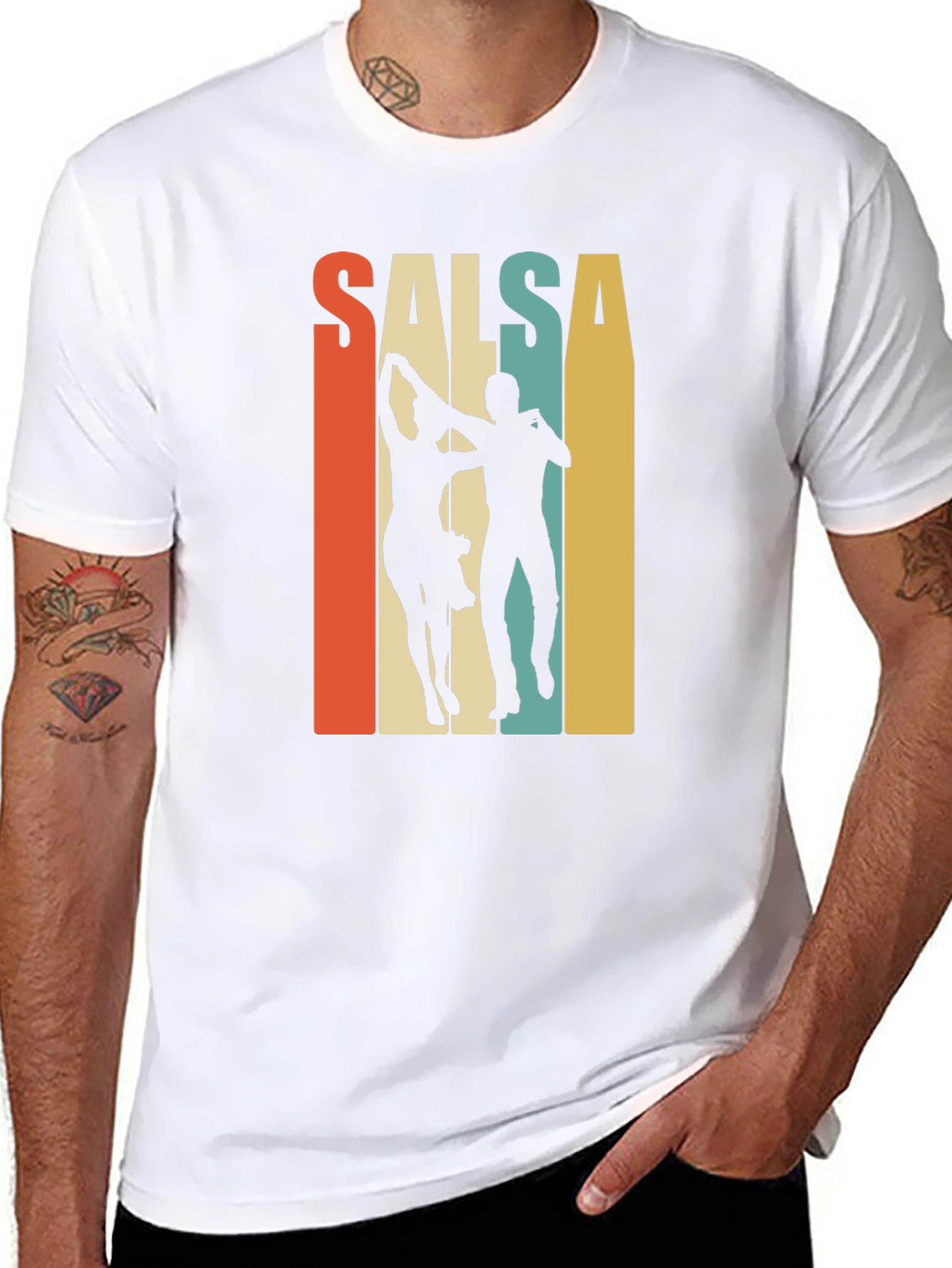 Salsa Dance Retro Graphic T-Shirt