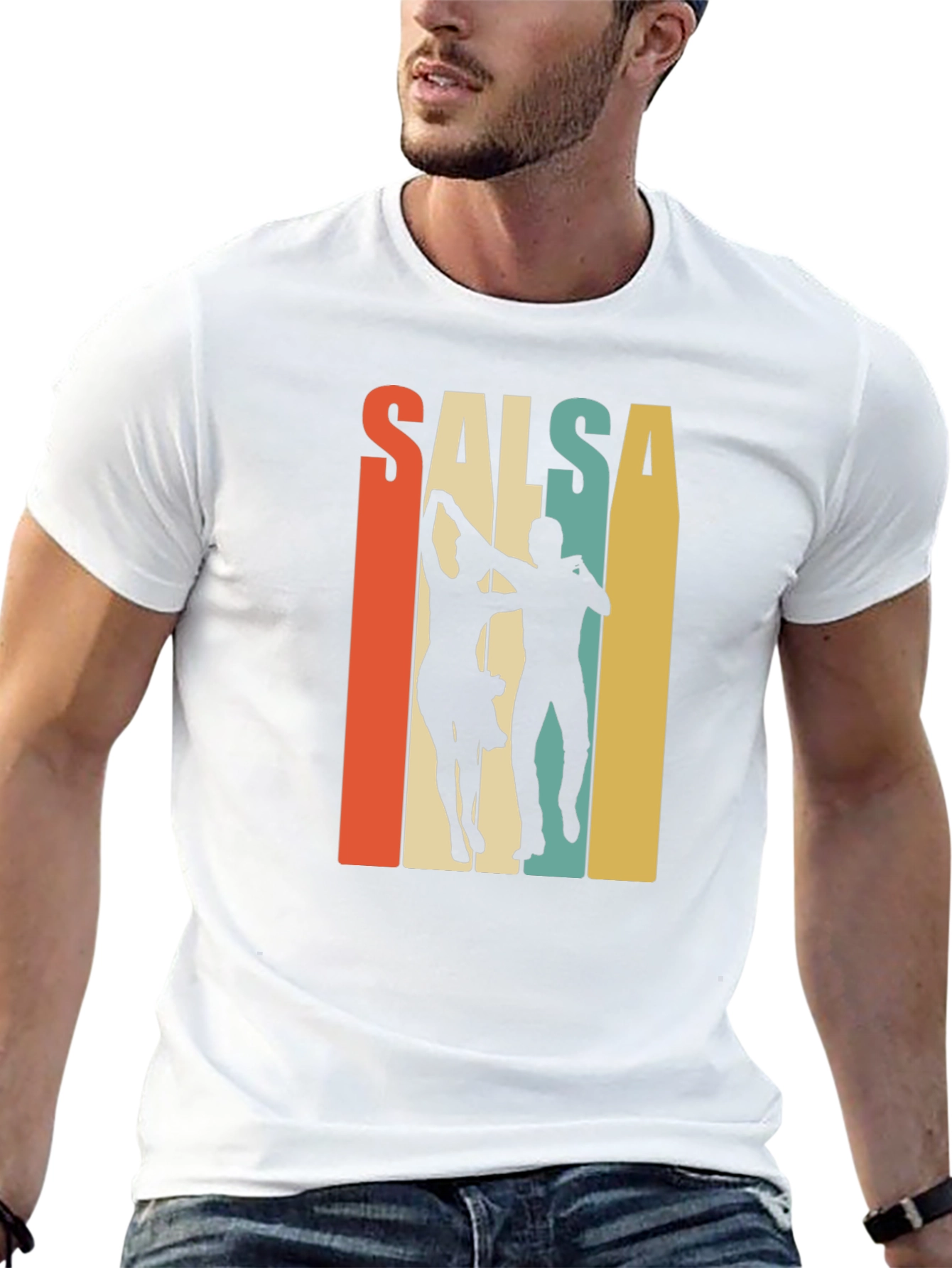 Salsa Dance Retro Graphic T-Shirt