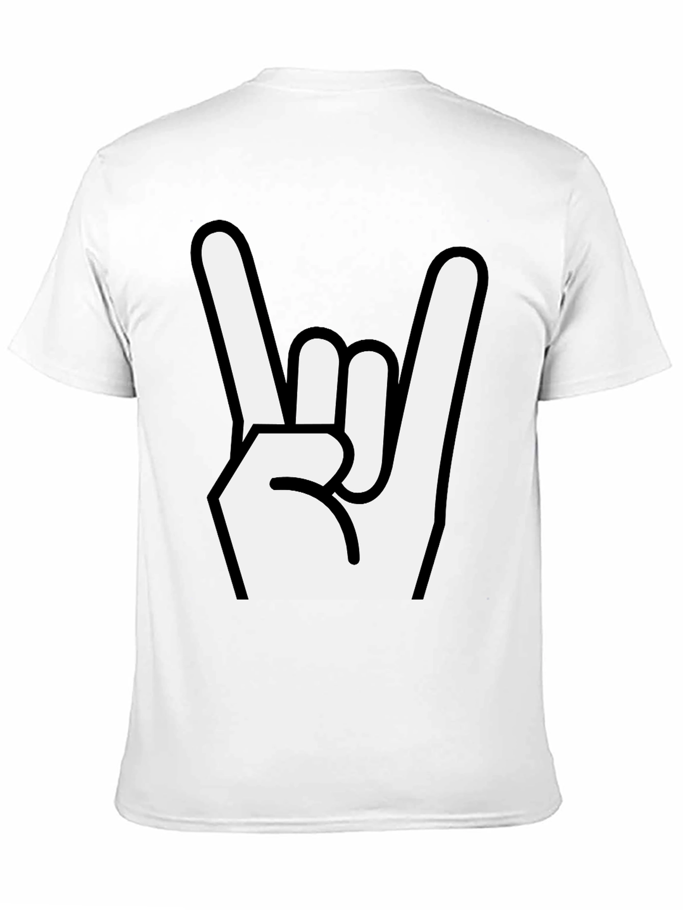 Rock On! Black Graphic T-Shirt