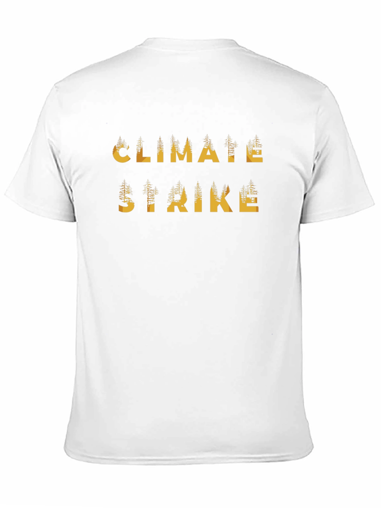 Climate Strike Black Graphic T-Shirt
