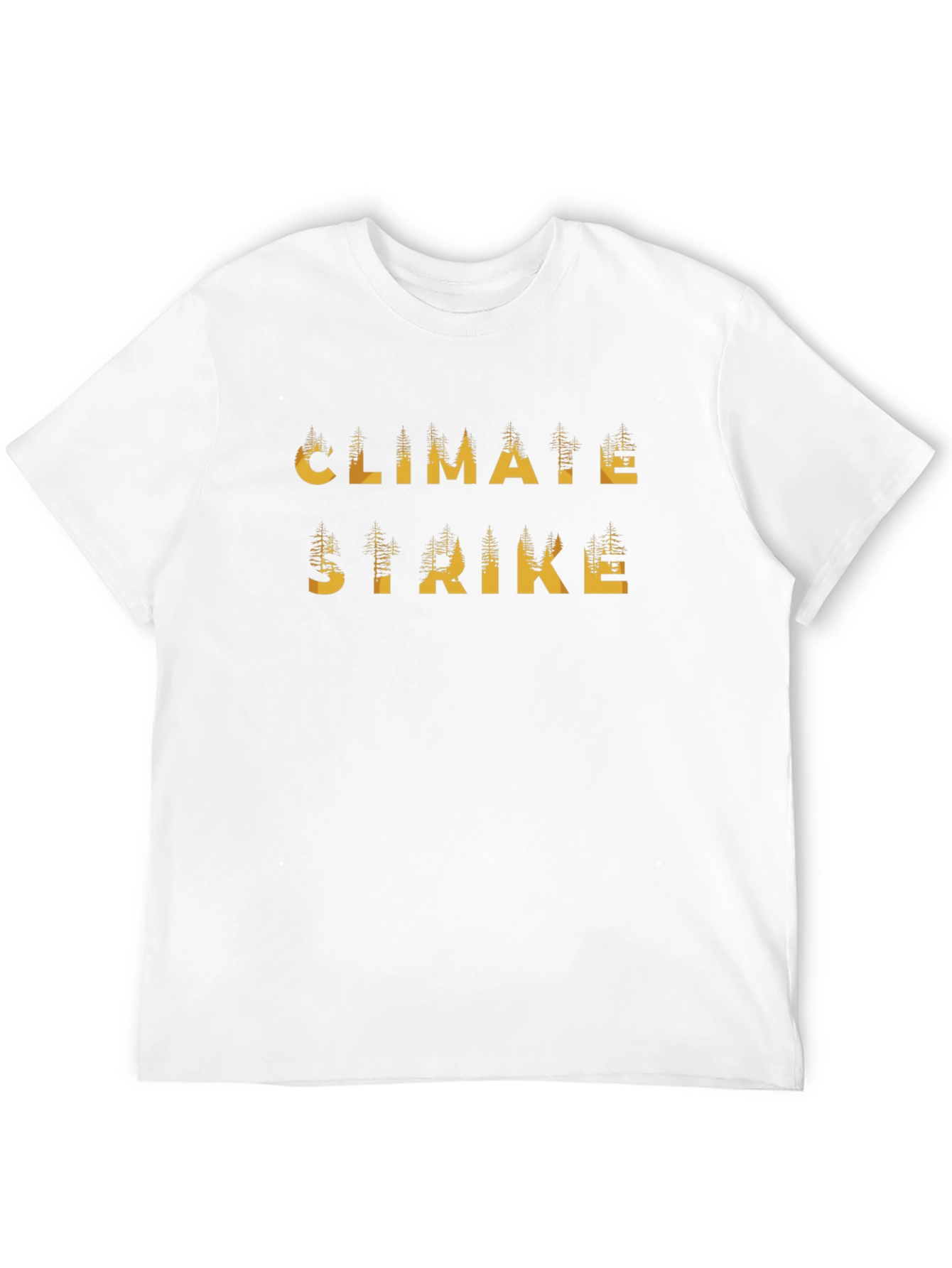 Climate Strike Black Graphic T-Shirt