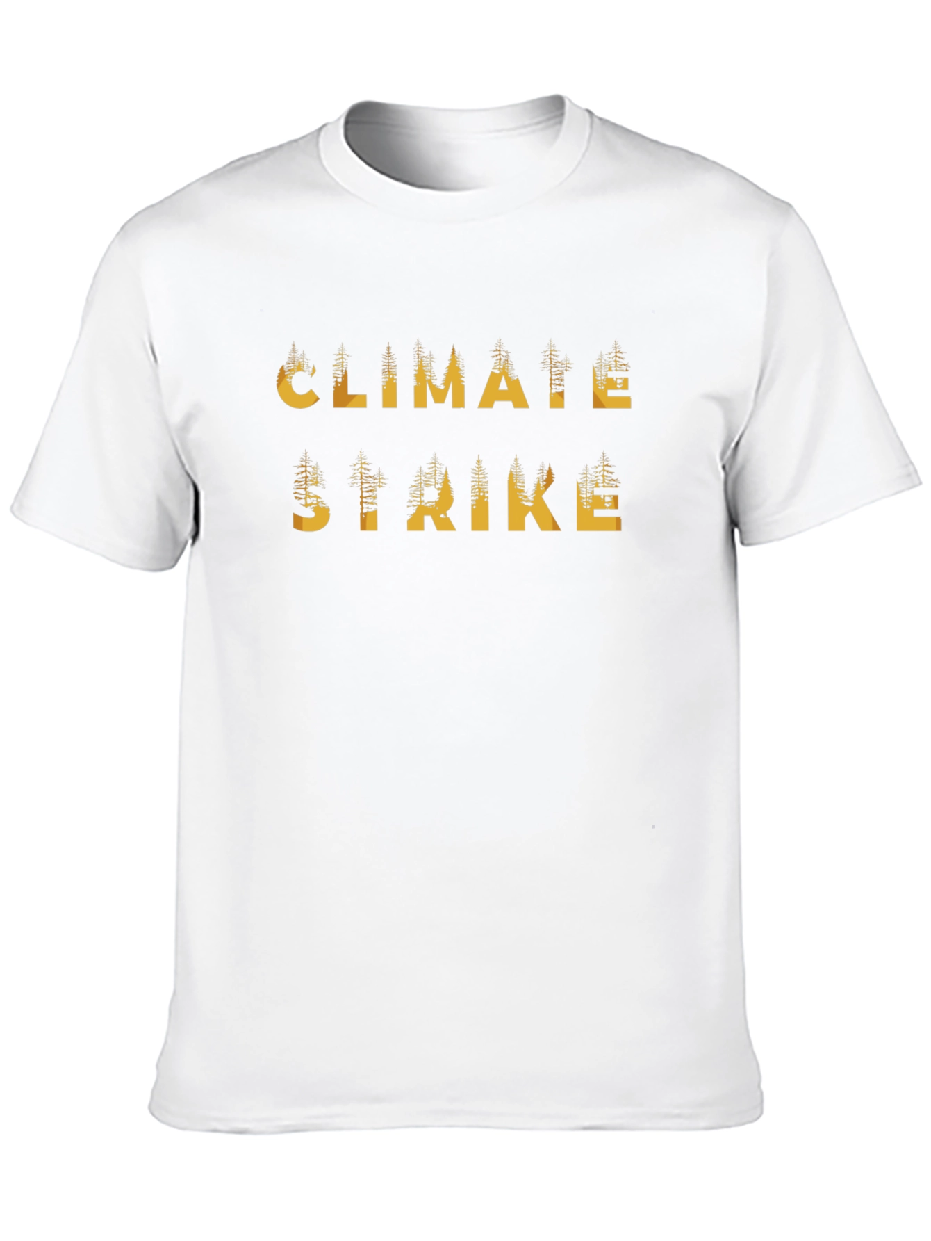 Climate Strike Black Graphic T-Shirt