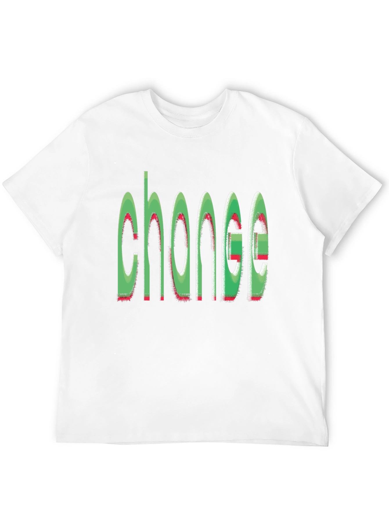 Change Graphic T-Shirt - Trendy Black Tee