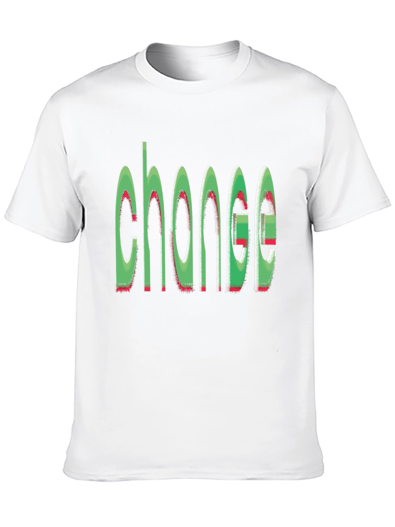 Change Graphic T-Shirt - Trendy Black Tee
