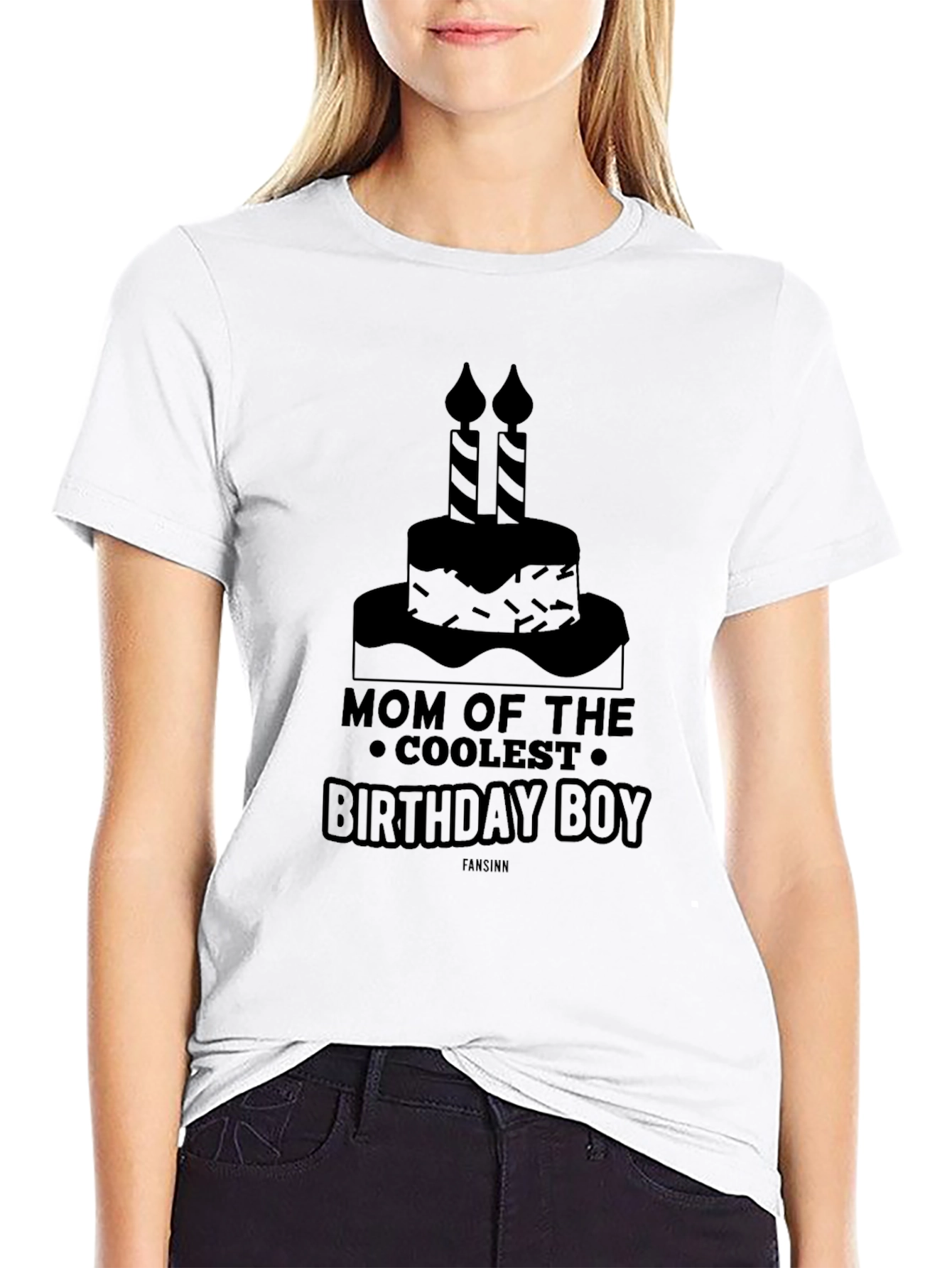 Mom of the Coolest Birthday Boy T-Shirt