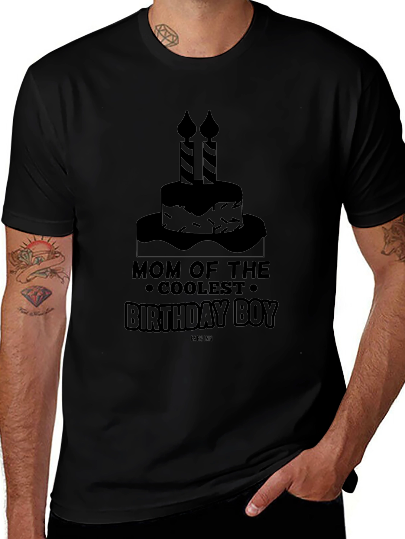 Mom of the Coolest Birthday Boy T-Shirt