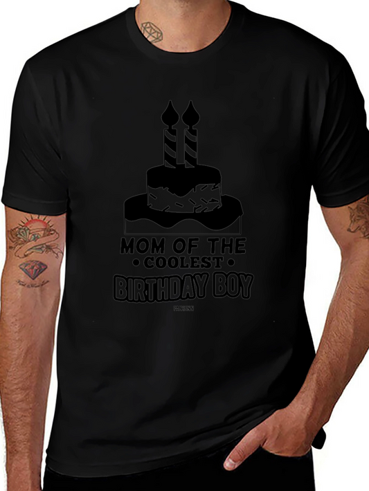 Mom of the Coolest Birthday Boy T-Shirt