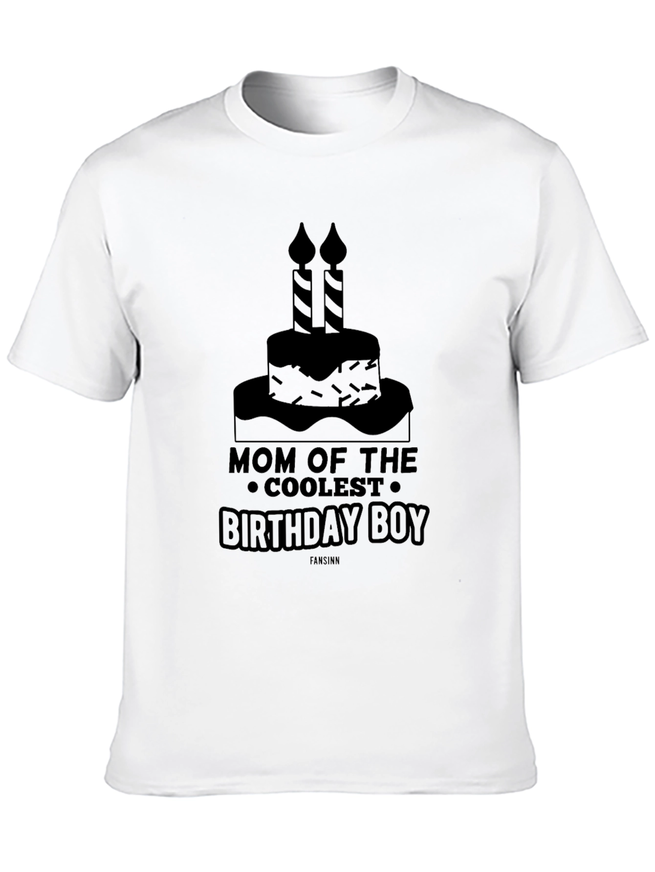 Mom of the Coolest Birthday Boy T-Shirt