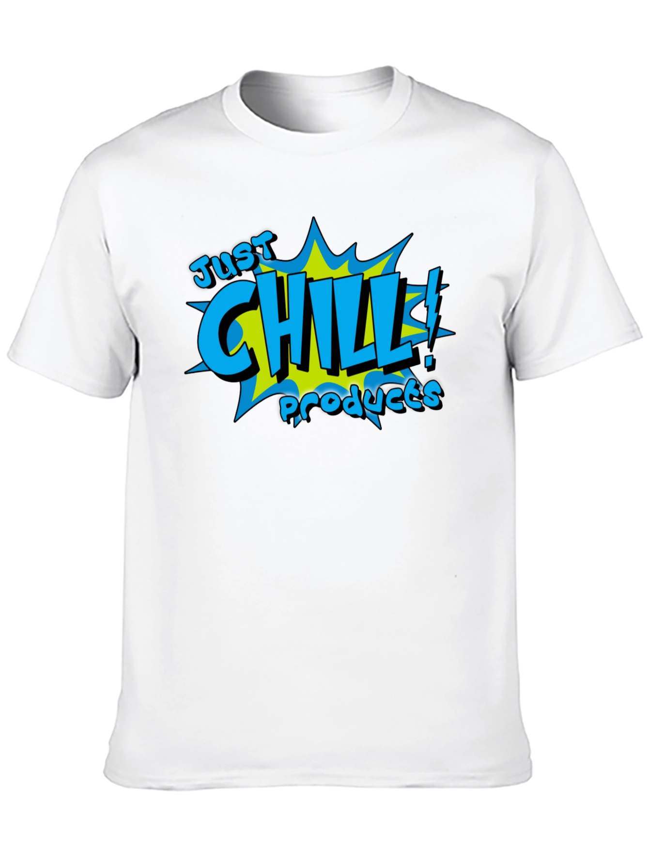 Just Chill Products Black Graphic T-Shirt