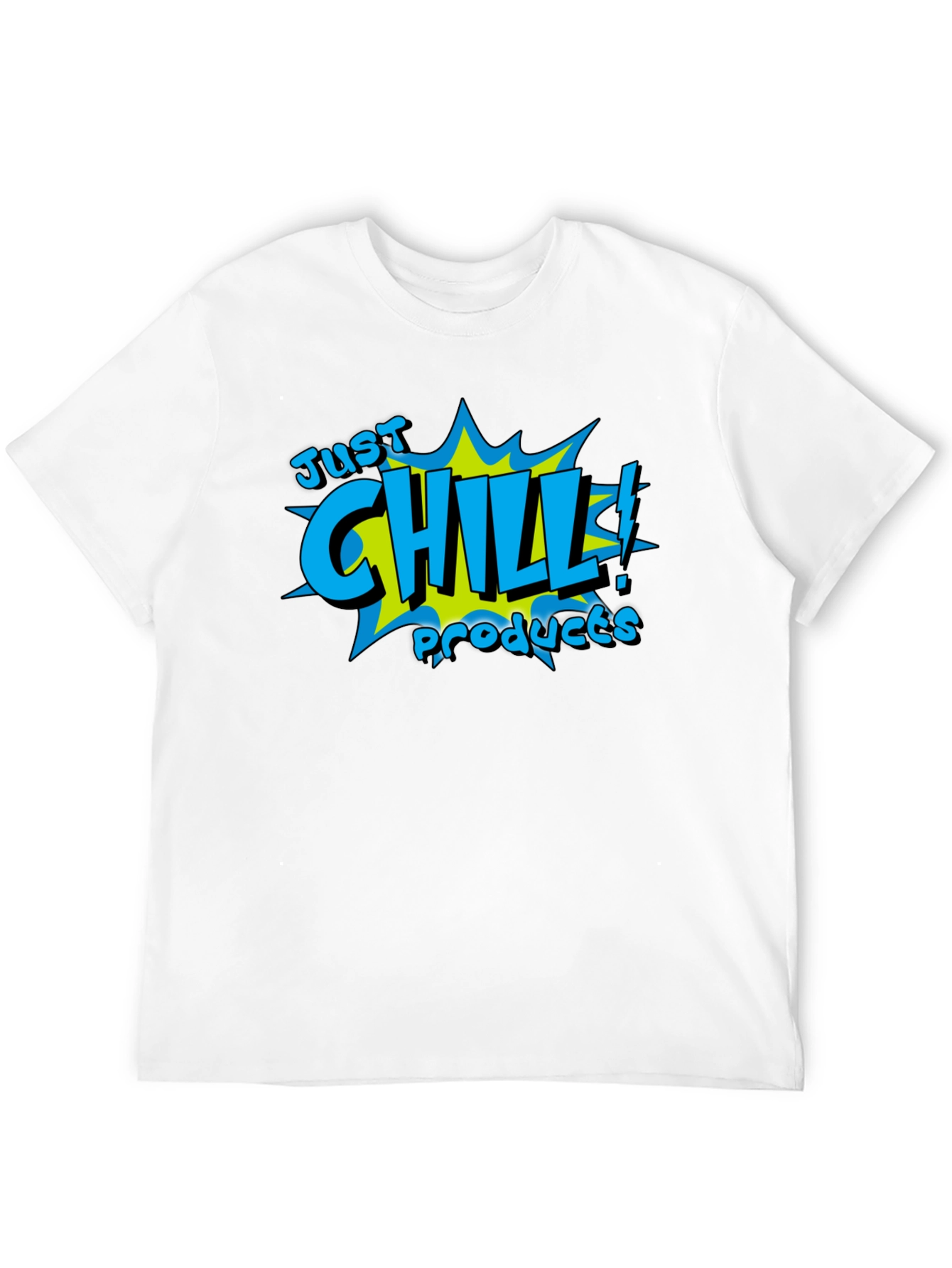 Just Chill Products Black Graphic T-Shirt