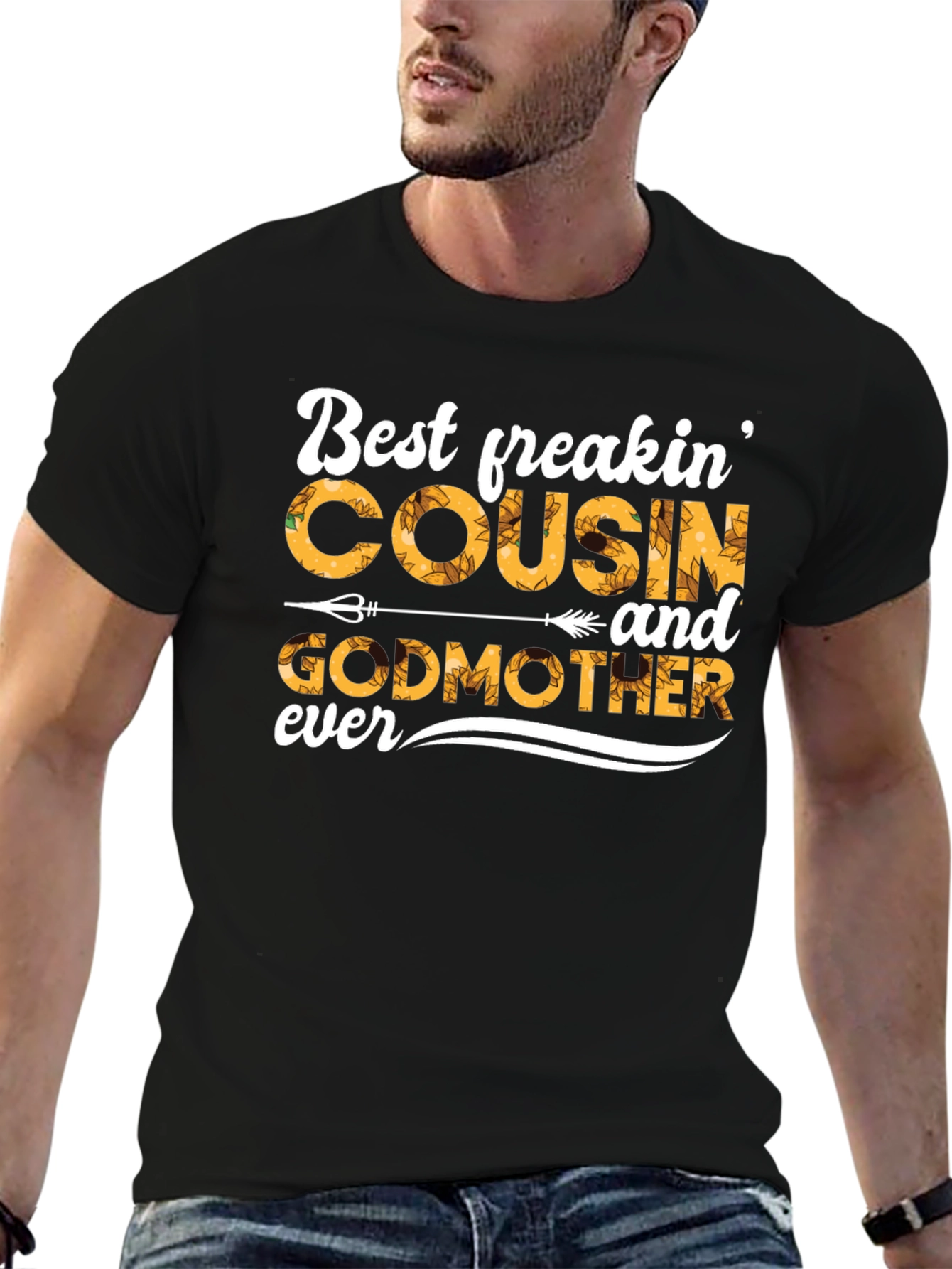 Best Freakin Cousin and Godmother T-Shirt