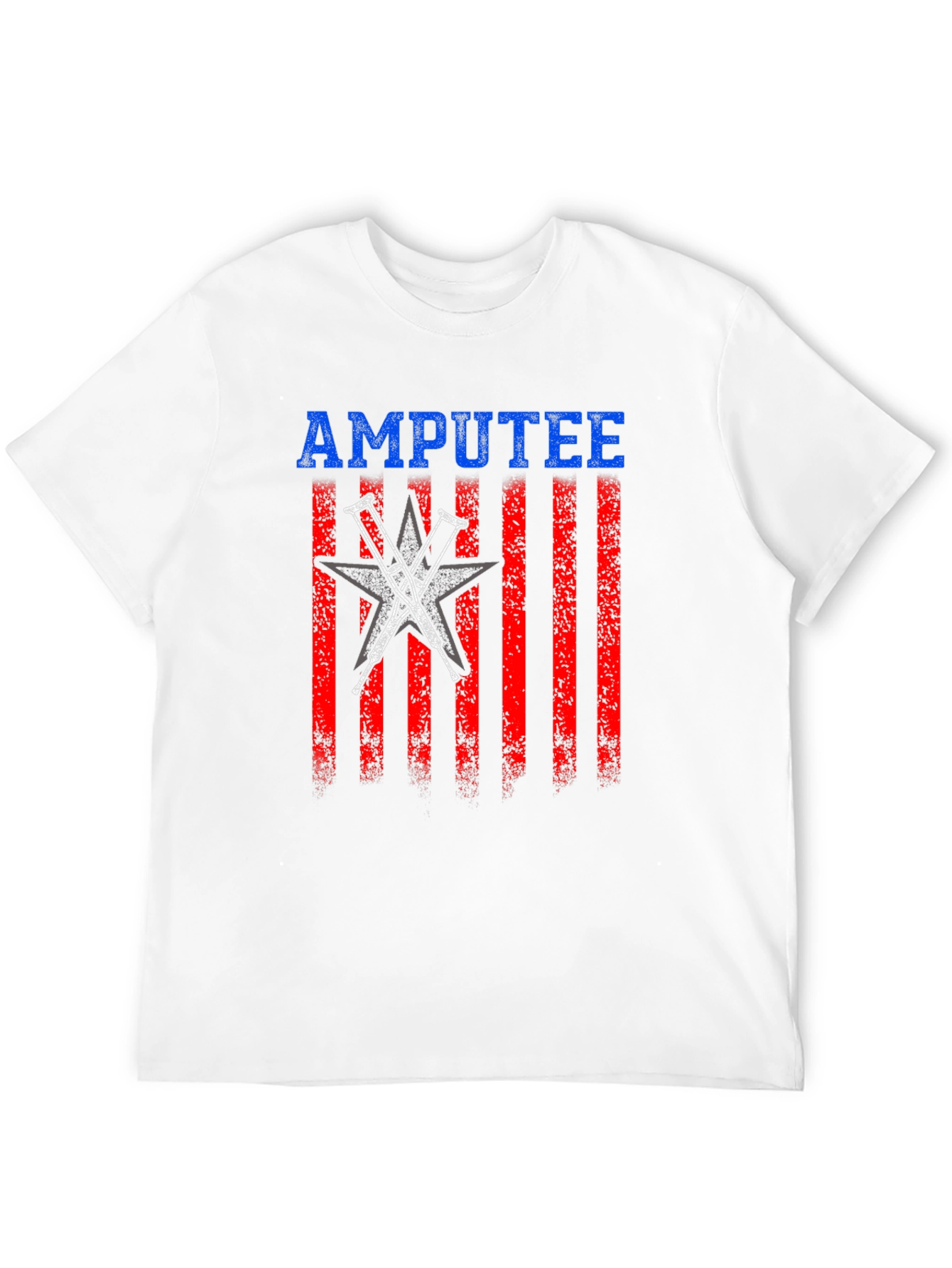 Amputee Pride T-Shirt - Patriotic Design