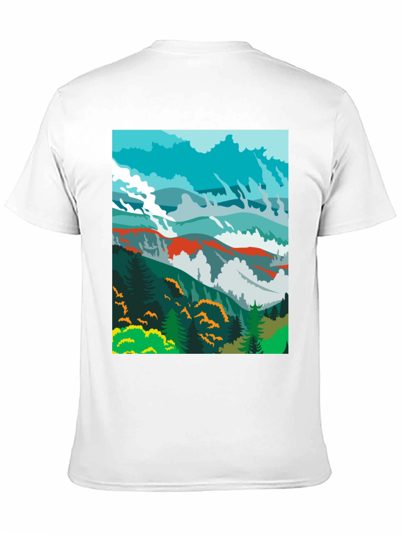 Mountain View Graphic Tee - Black