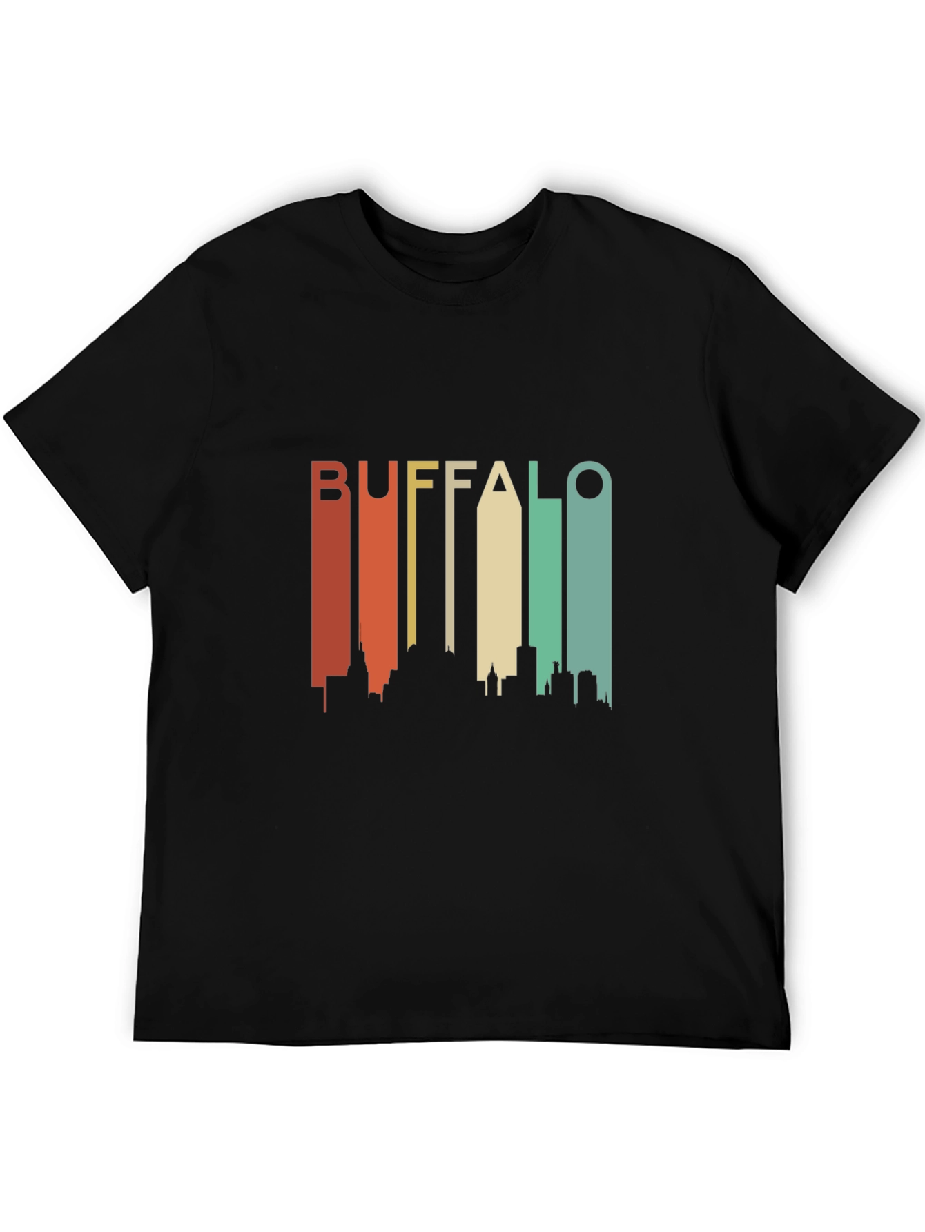 Buffalo Skyline Retro Graphic Tee