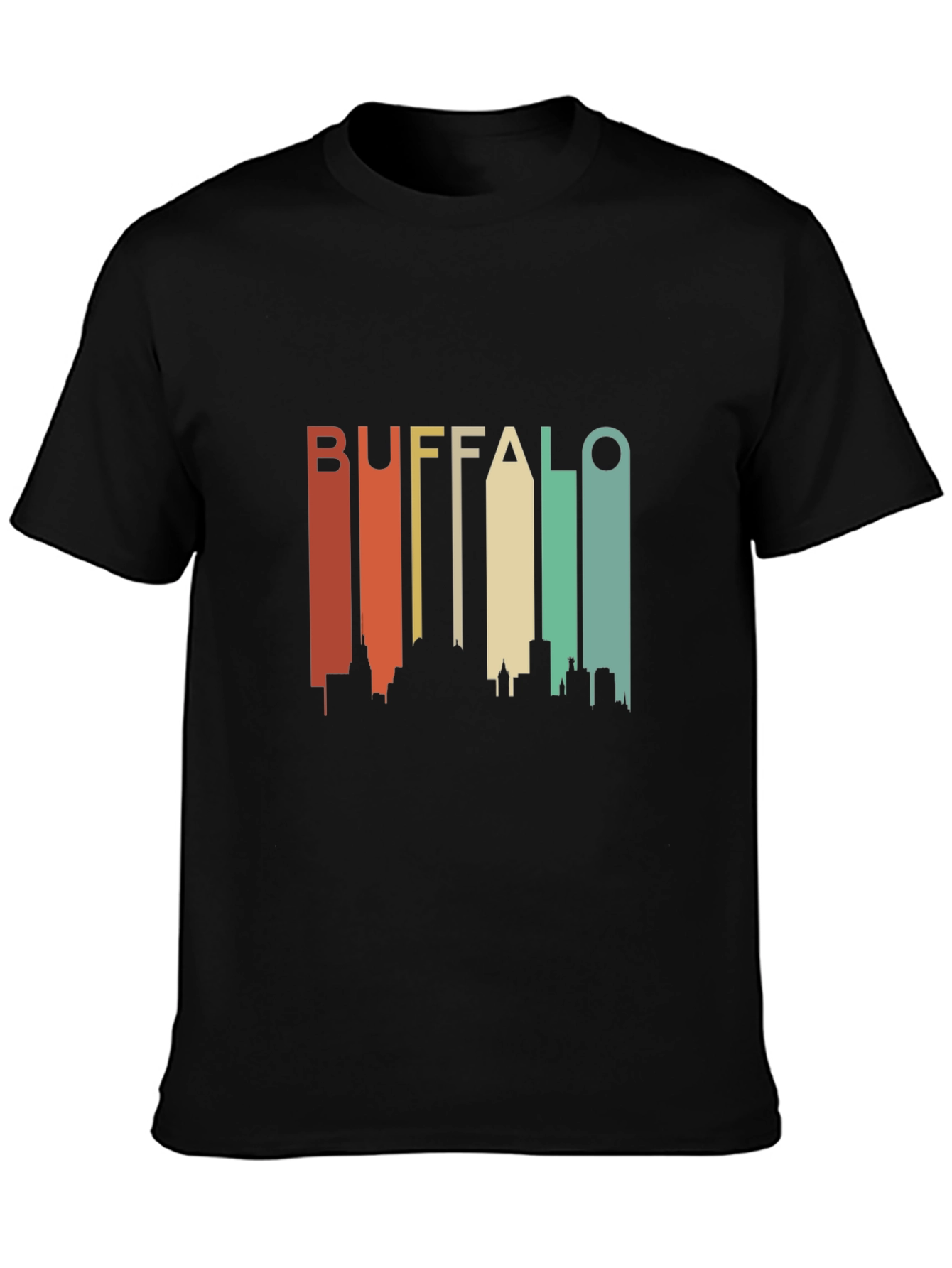 Buffalo Skyline Retro Graphic Tee