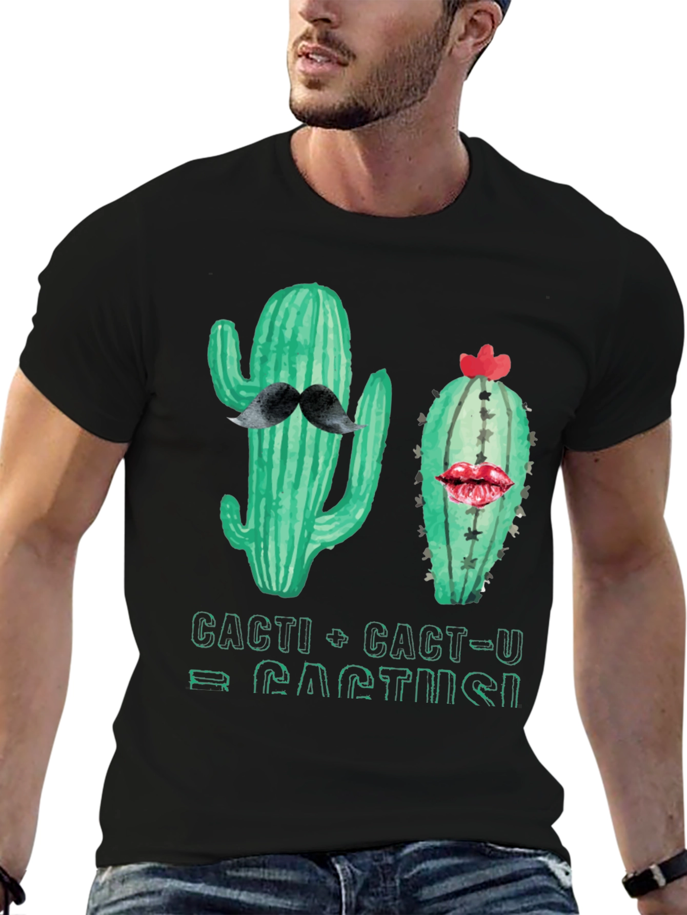 Cacti-U Cactus T-Shirt - Funny Plant Lover Tee