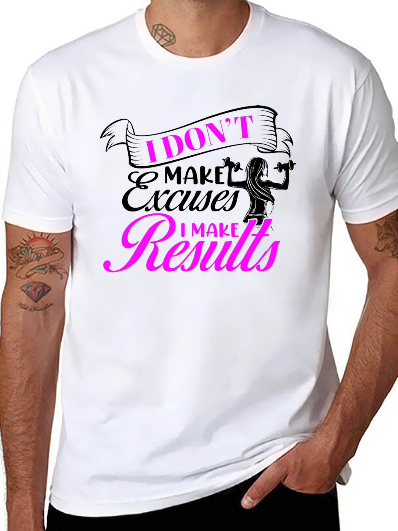 I Dont Make Excuses T-Shirt - Fitness Motivation