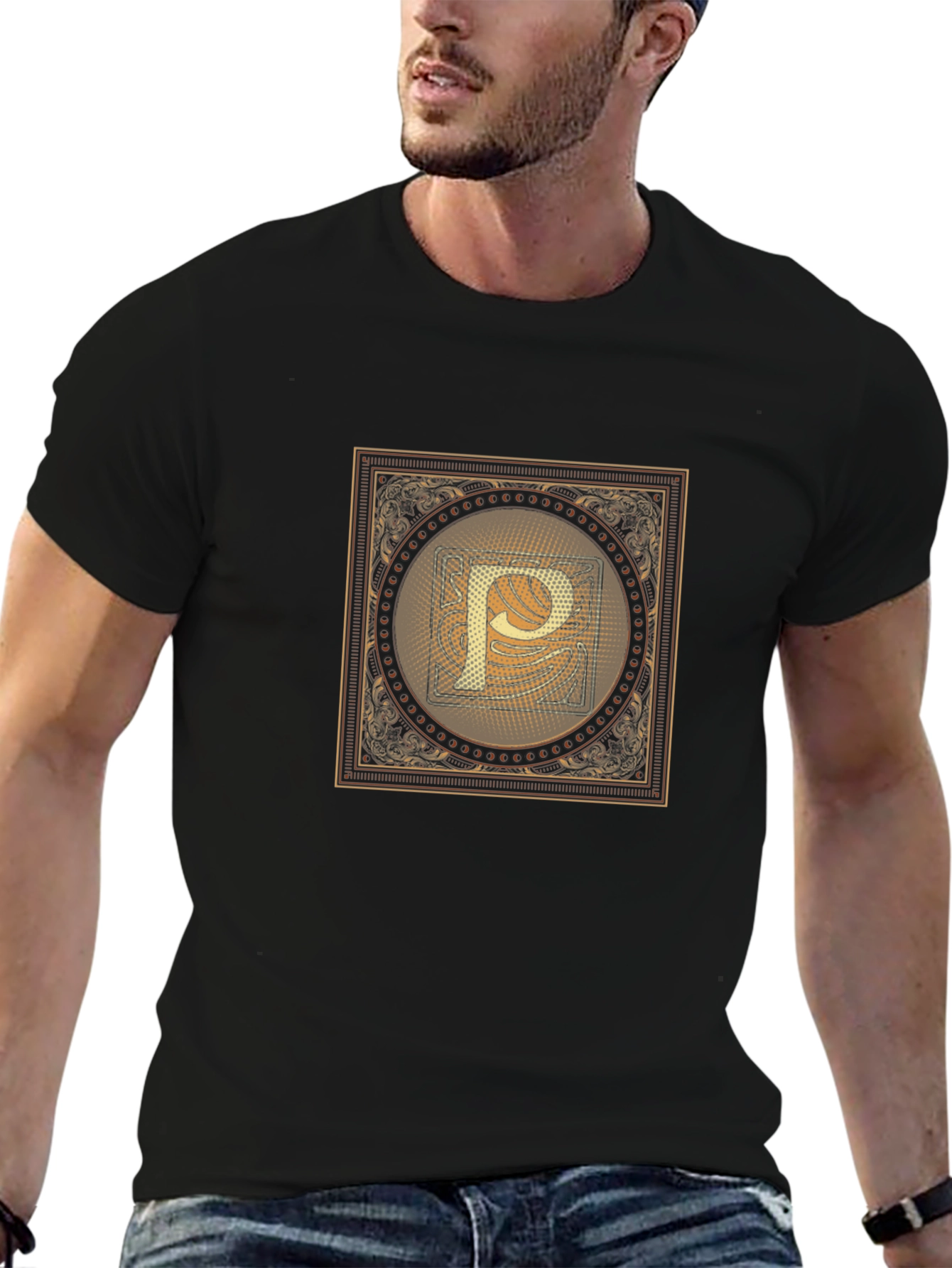 Letter P Graphic T-Shirt - Stylish & Unique Design